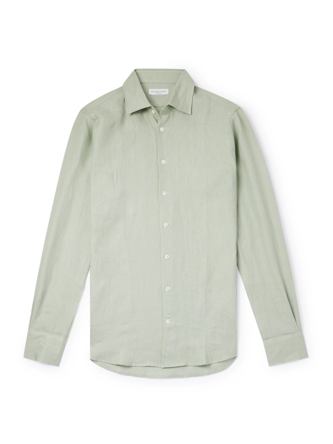 Richard James Slim-fit Linen Shirt