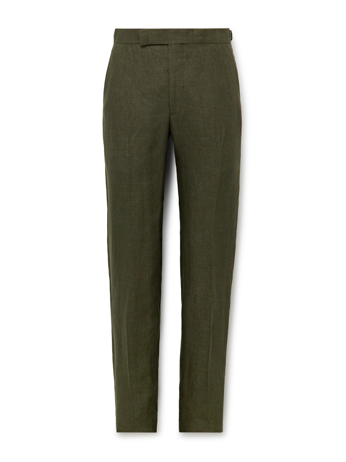 Richard James Chapman Slim-fit Straight-leg Linen Suit Trousers