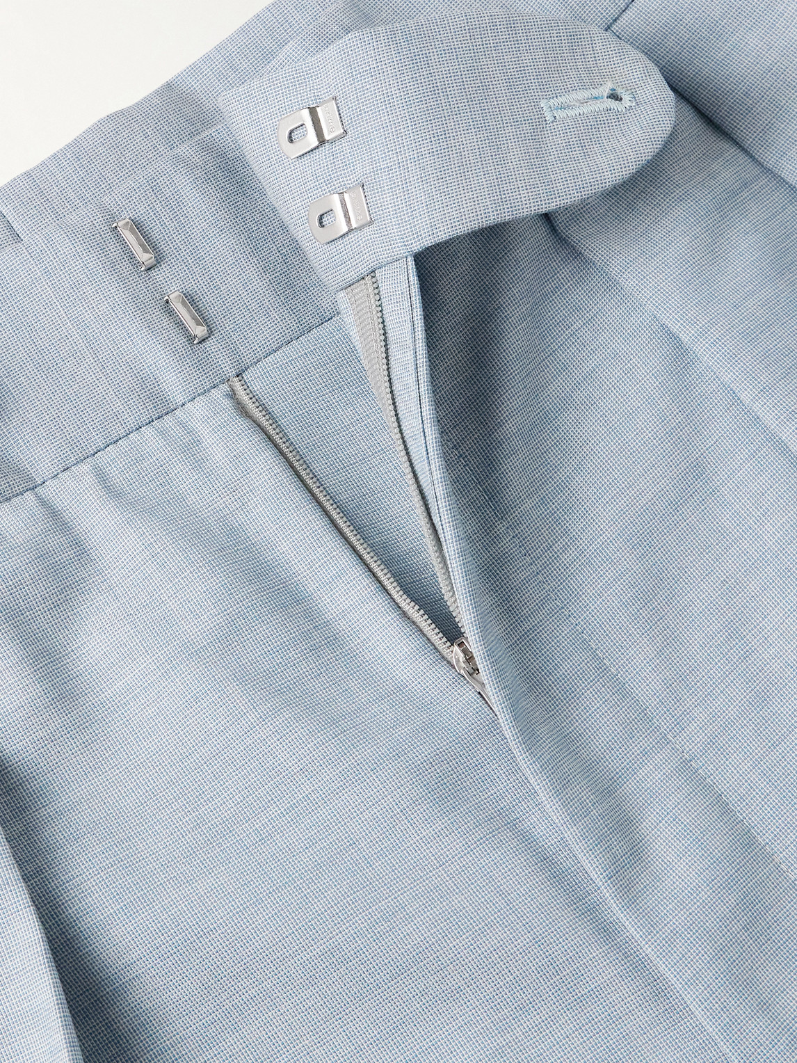 Richard James Hepworth Slim-fit Pleated Wool Suit Trousers
