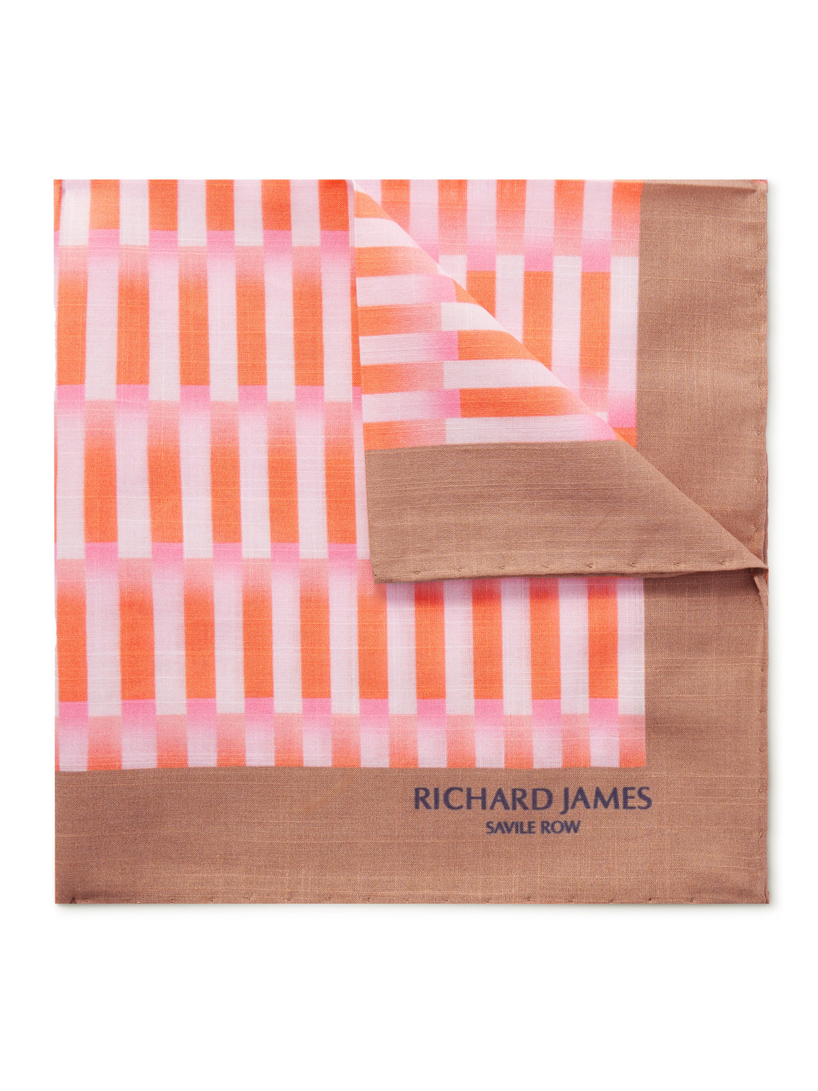 Striped Cotton-Voile Pocket Square