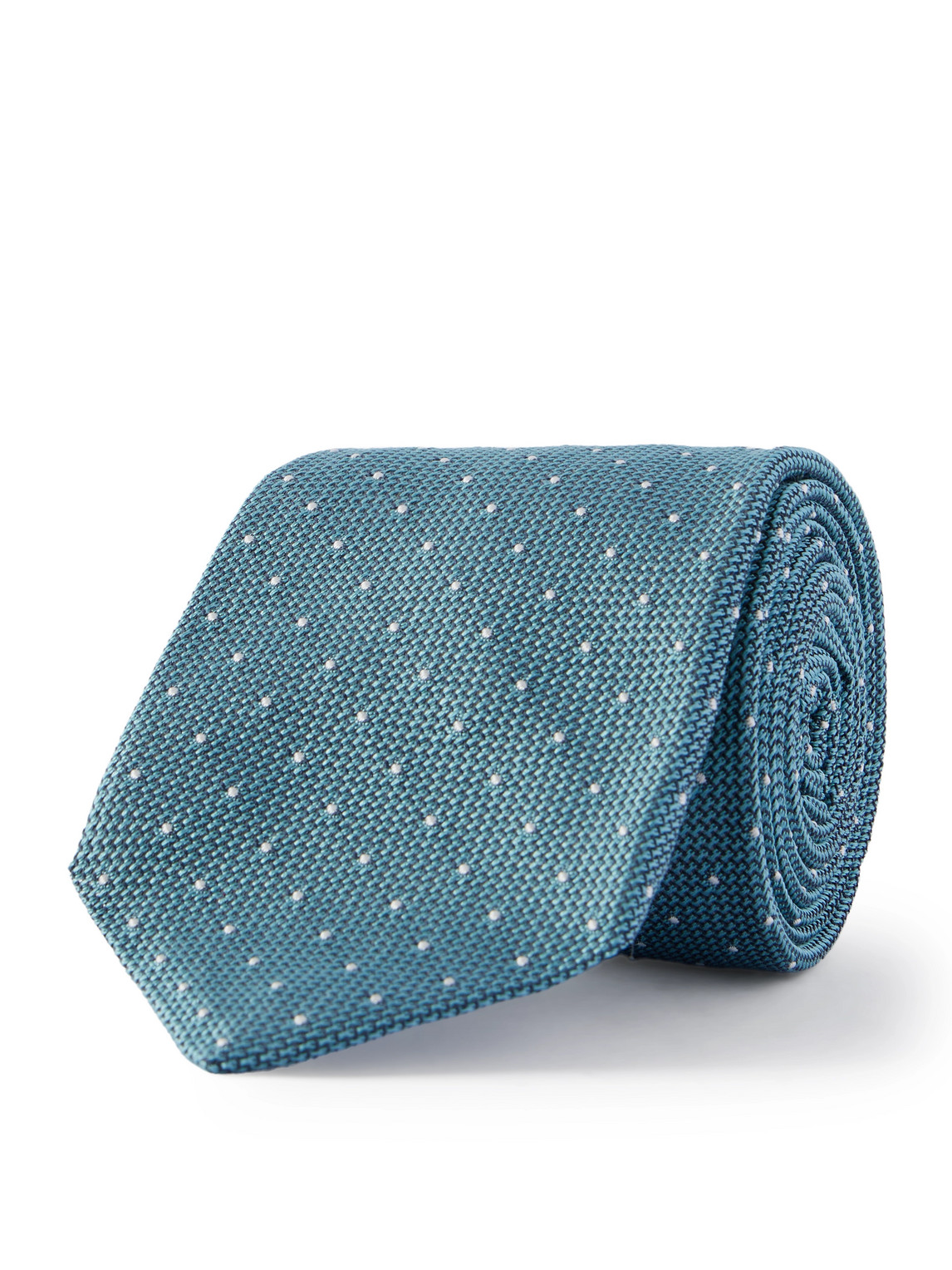 8cm Polka-Dot Silk-Jacquard Tie