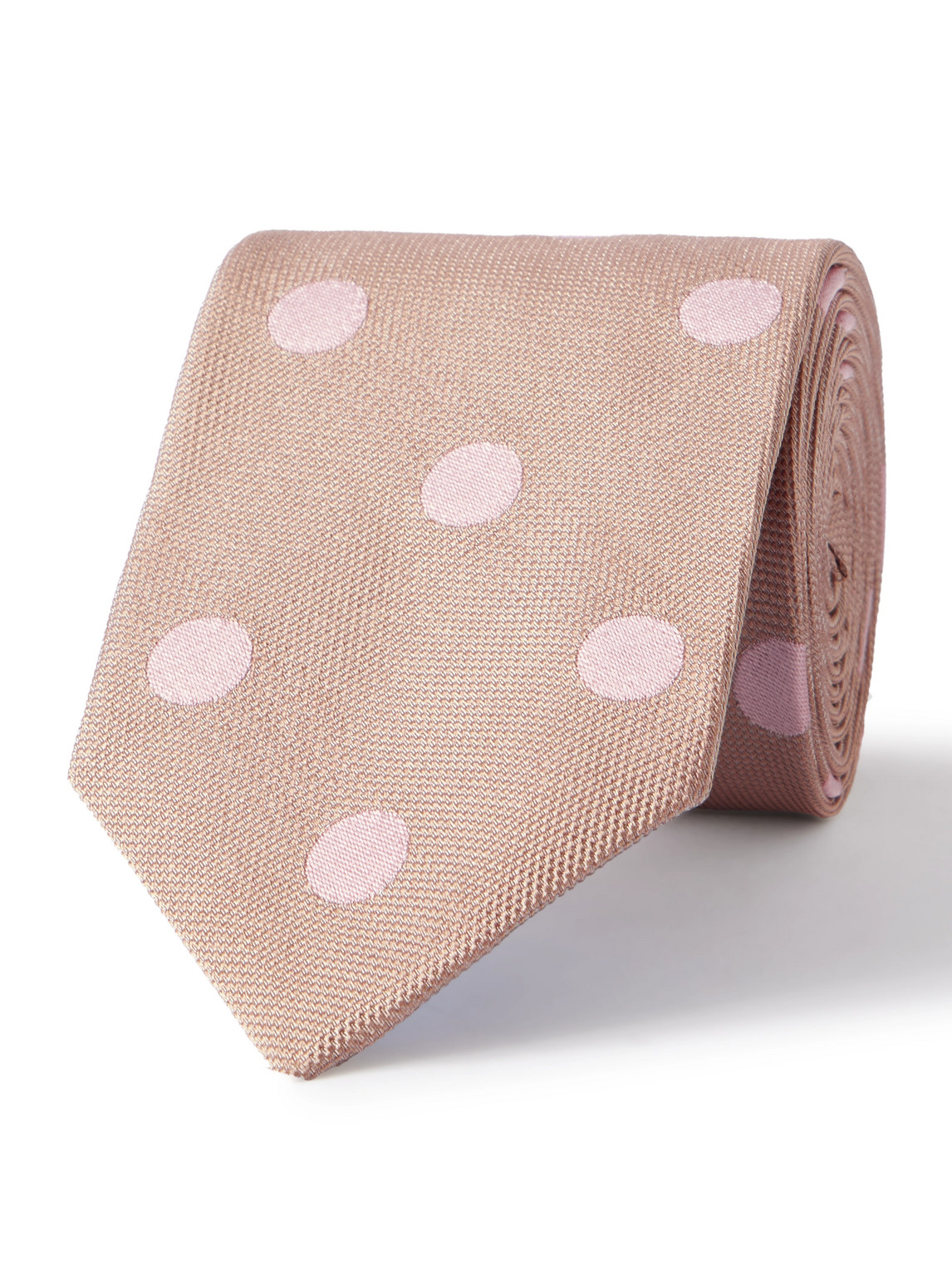 8cm Polka-Dot Silk Tie