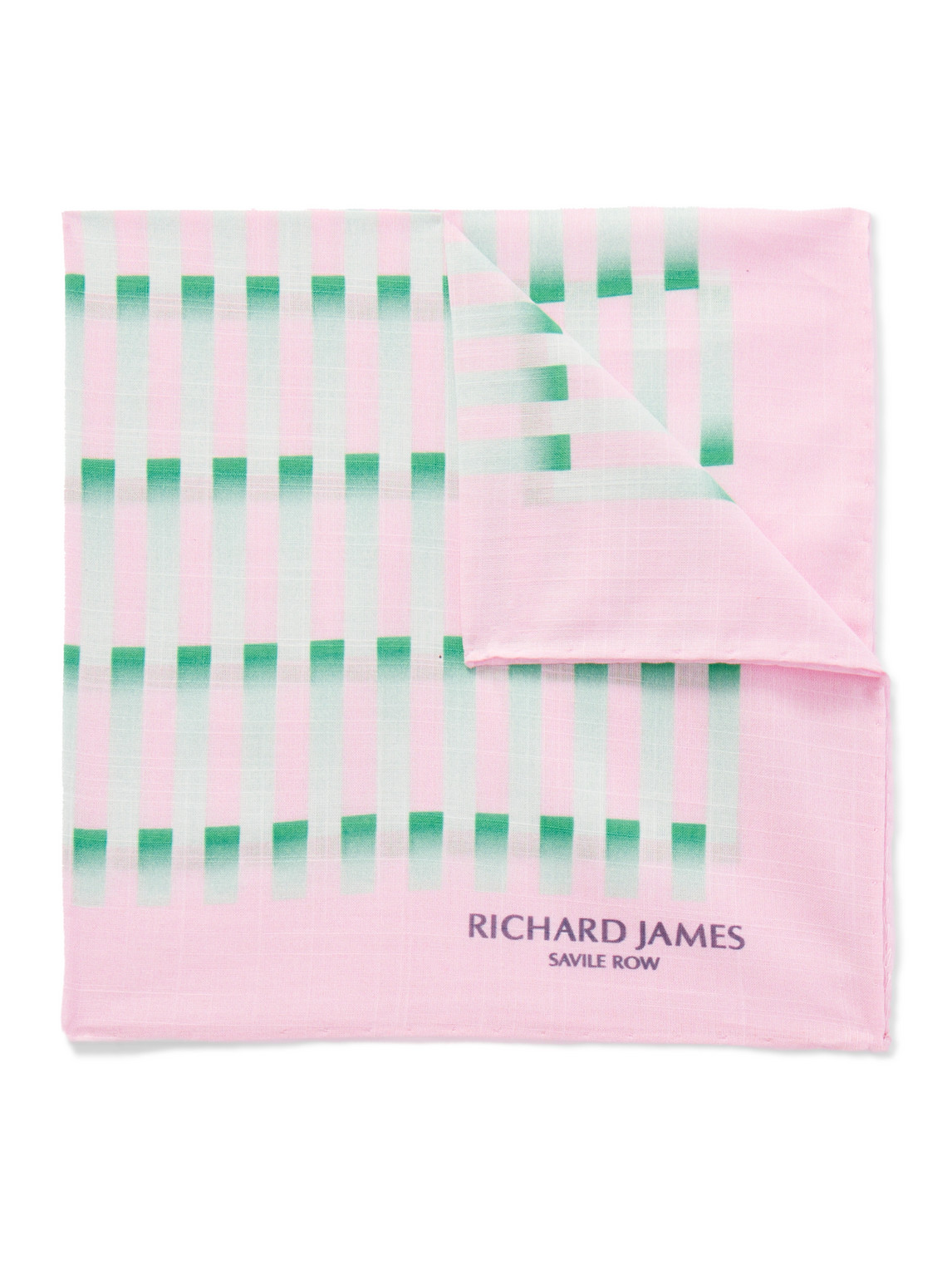 Striped Cotton-Voile Pocket Square