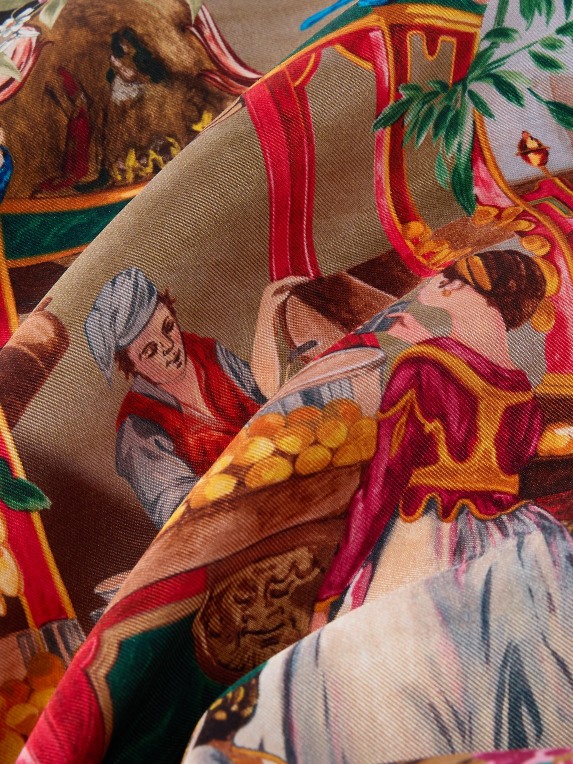 Waterseller Printed Silk-Twill Pocket Square