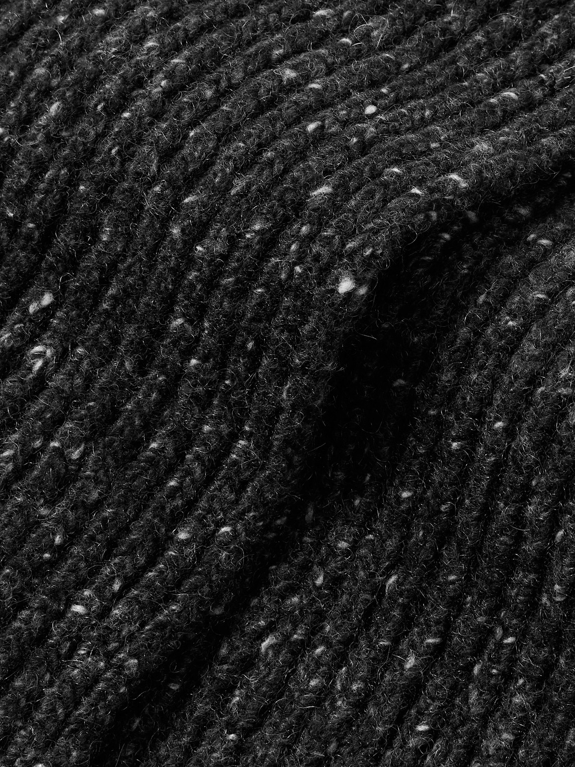  Inis Meáin - Ribbed Cashmere Scarf - Men - Black 