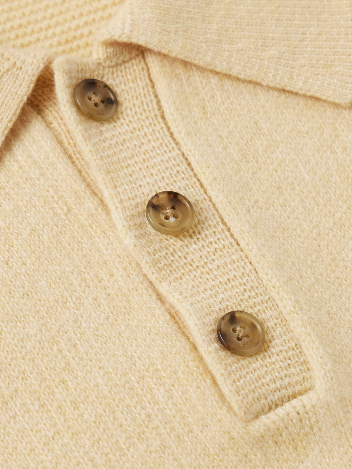 Guest In Residence Allday Cashmere Polo Shirt In Neutral