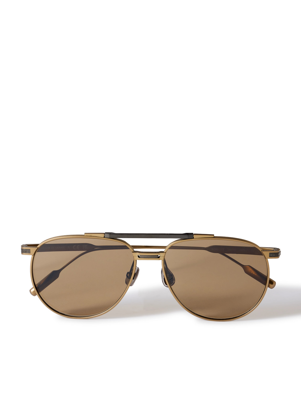 Brunello Cucinelli Aviator-style Metal Sunglasses