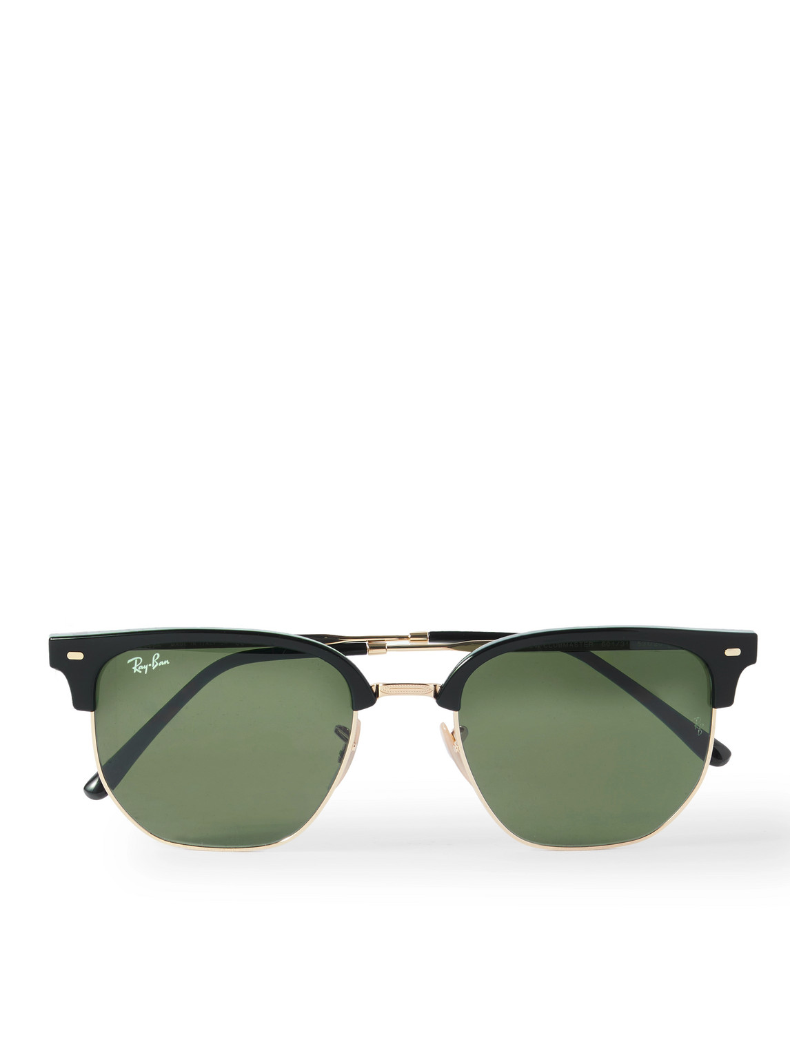Ray-Ban – New Clubmaster D-Frame Acetate and Gold-Tone Sunglasses