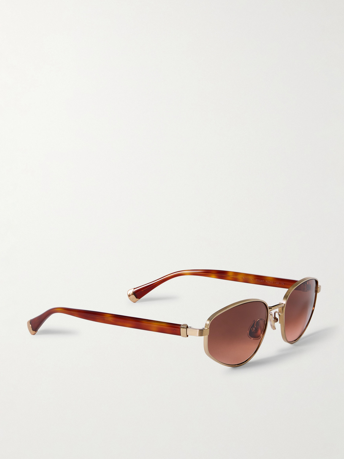 Brunello Cucinelli Round-frame Tortoiseshell Acetate And Gold-tone Sunglasses