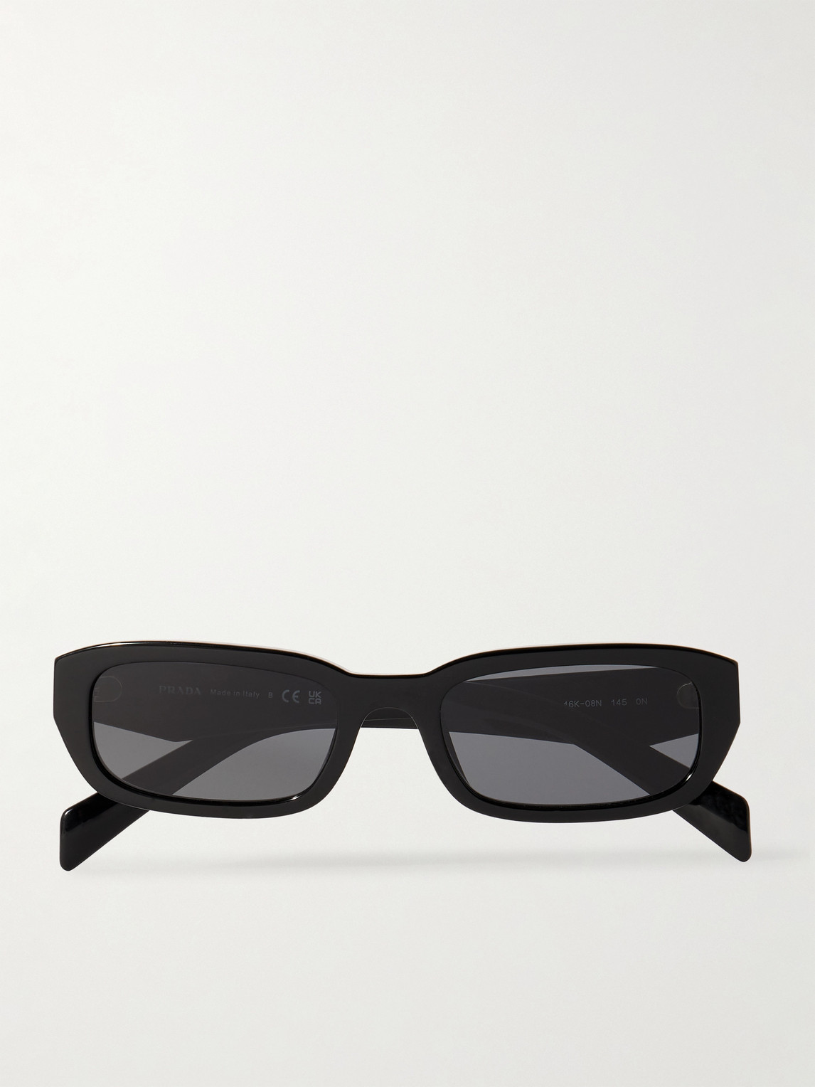 Rectangular-Frame Acetate Sunglasses
