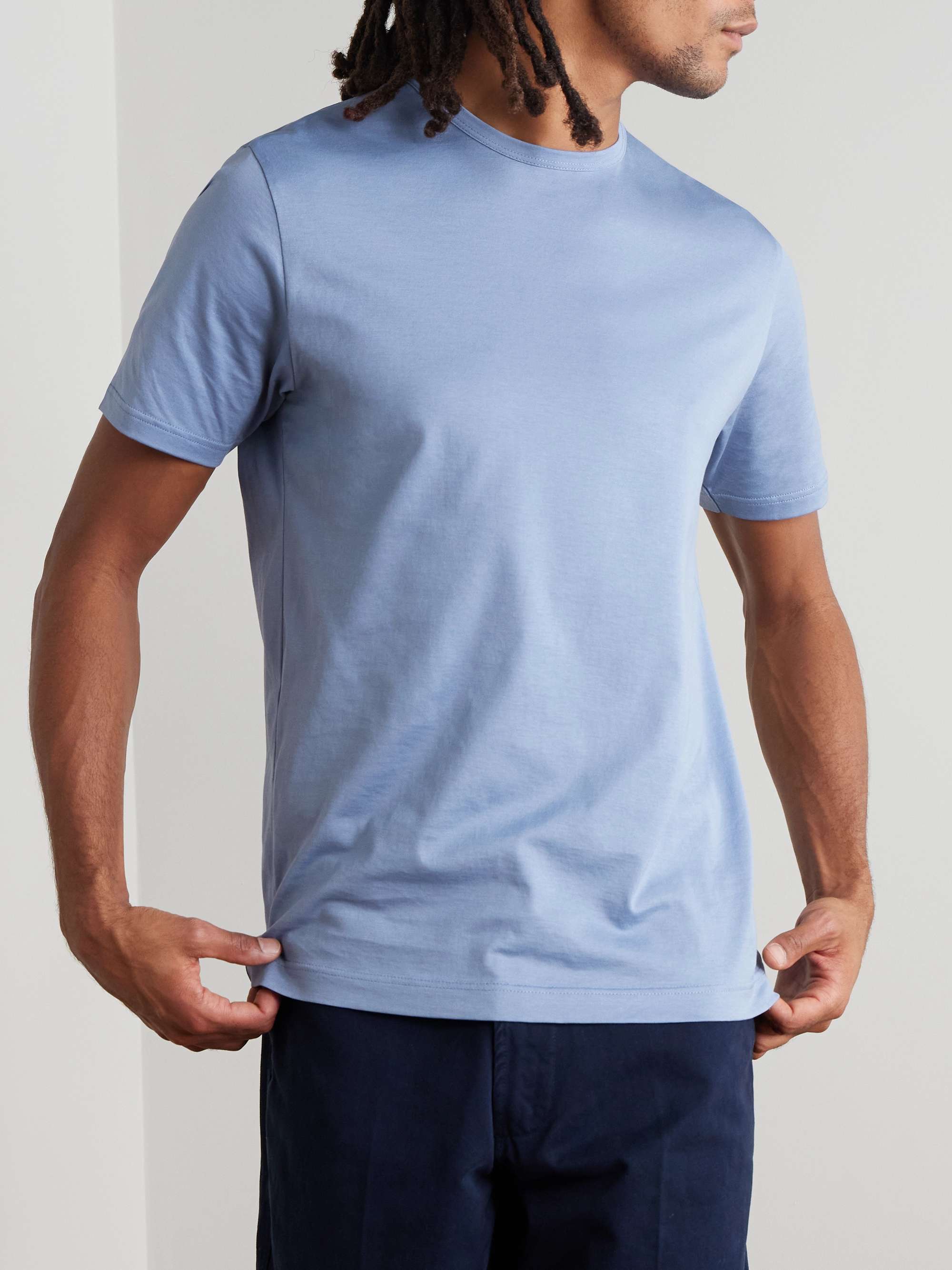 SUNSPEL Supima Cotton-Jersey T-Shirt