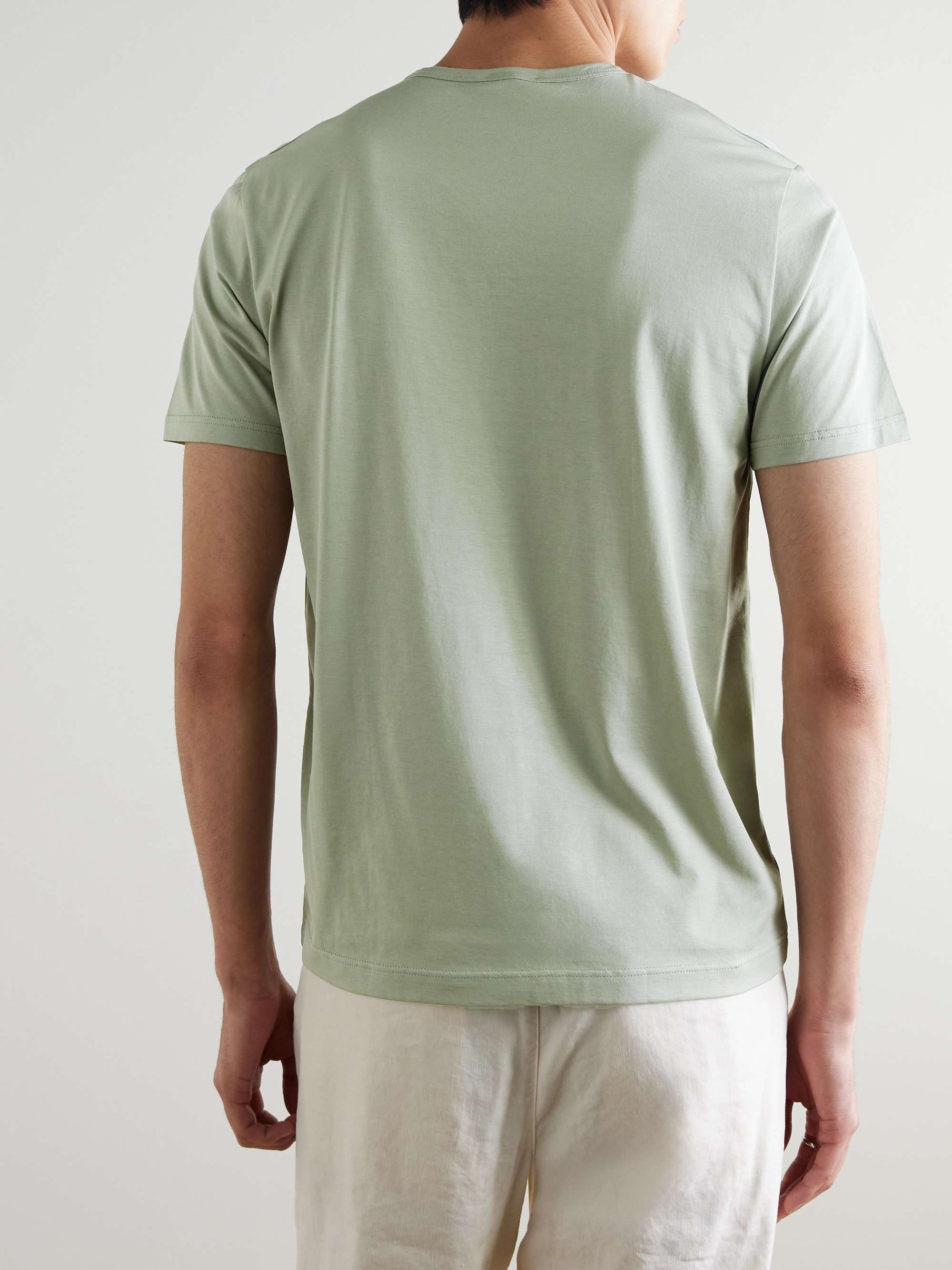 SUNSPEL Supima Cotton-Jersey T-Shirt
