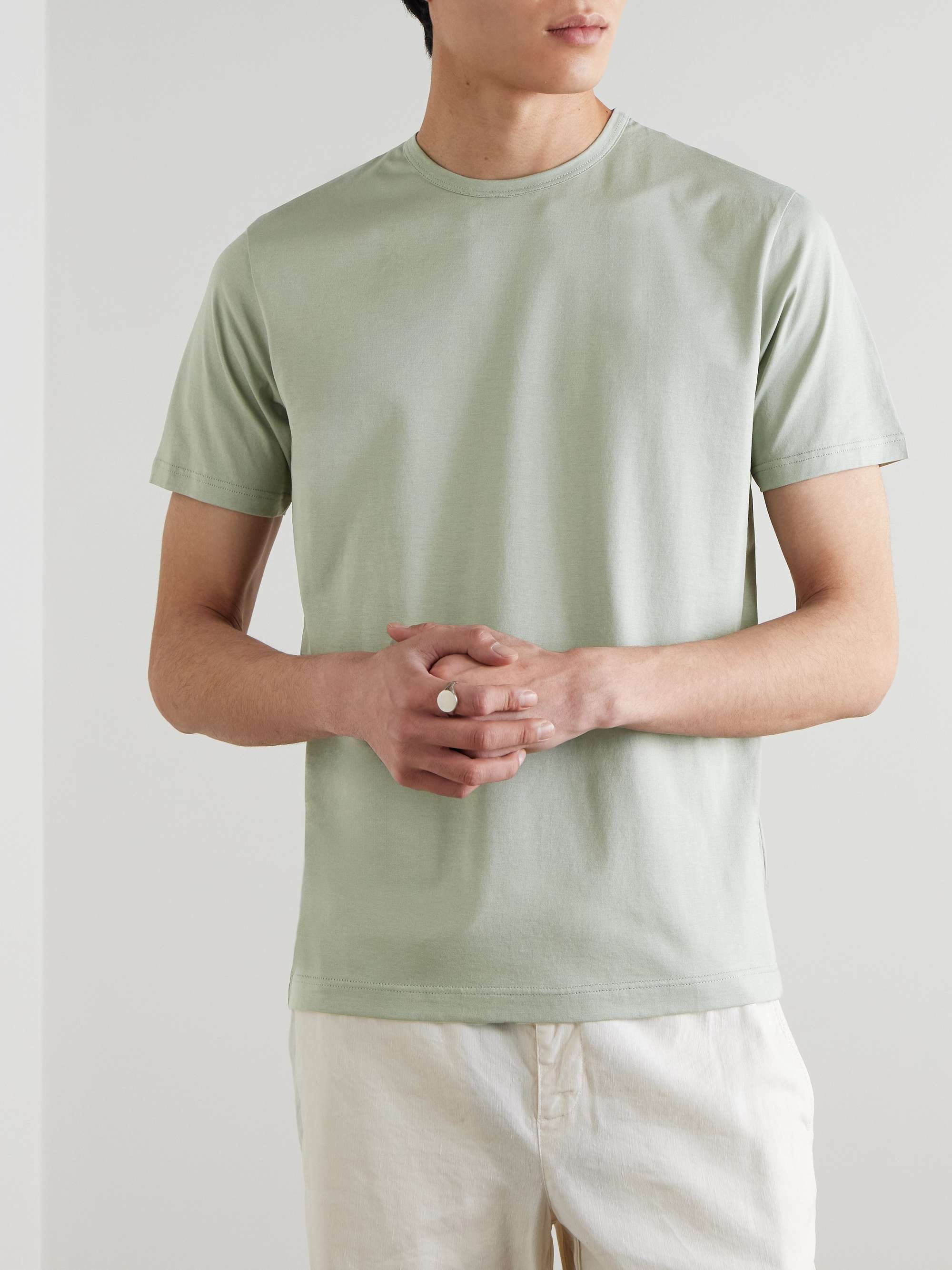 SUNSPEL Supima Cotton-Jersey T-Shirt