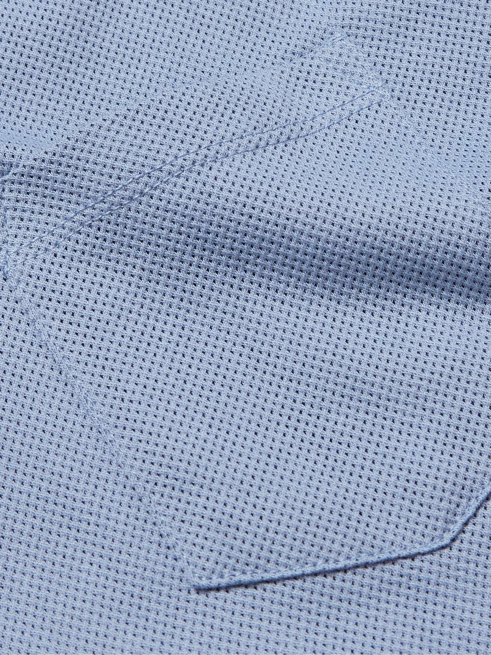 SUNSPEL Riviera Slim-Fit Cotton-Mesh Polo Shirt