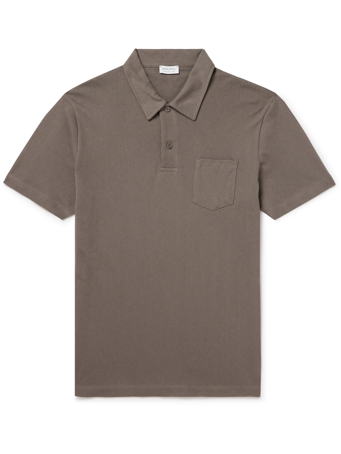 Riviera Cotton-Mesh Polo Shirt