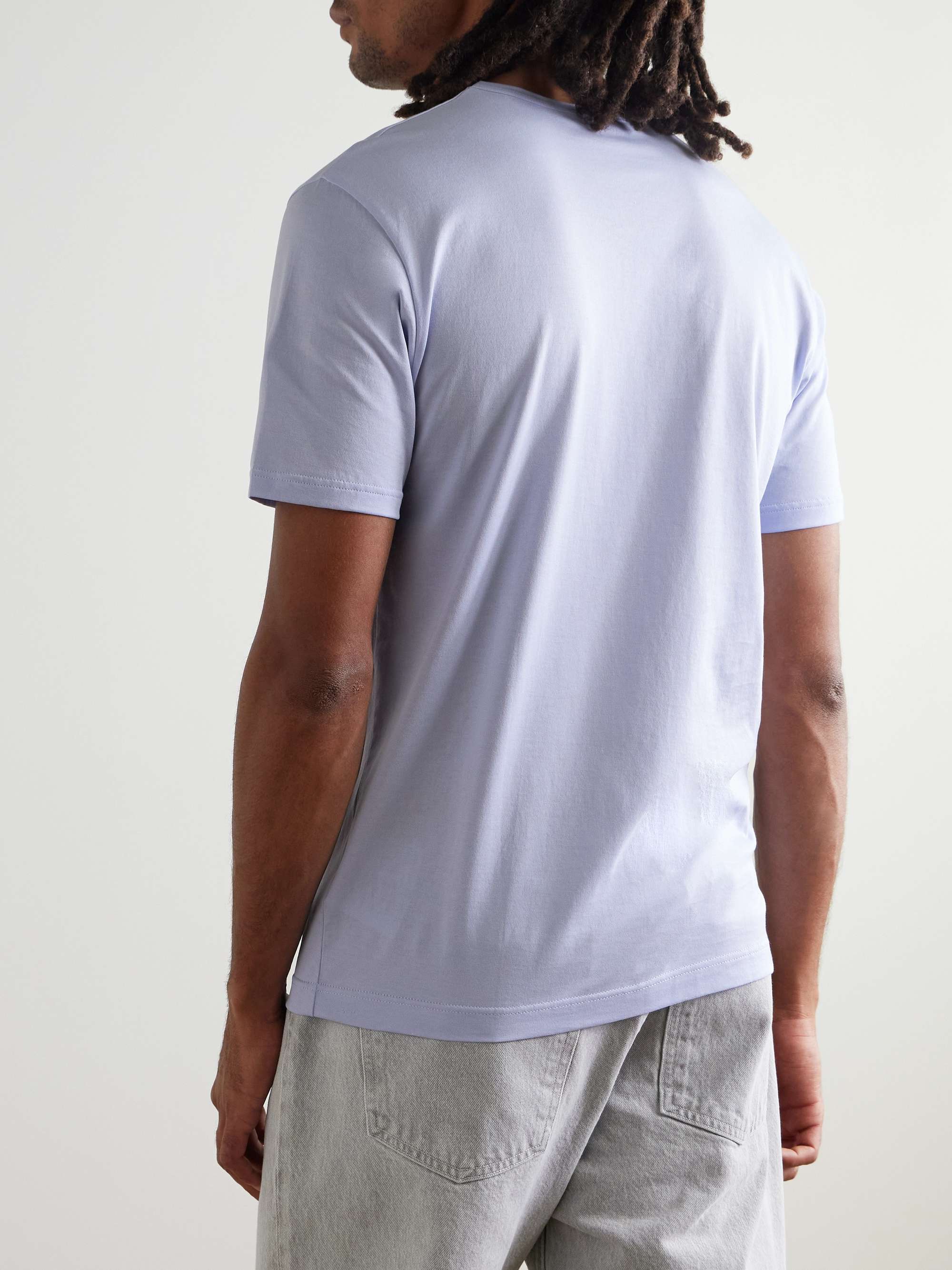 SUNSPEL Supima Cotton-Jersey T-Shirt
