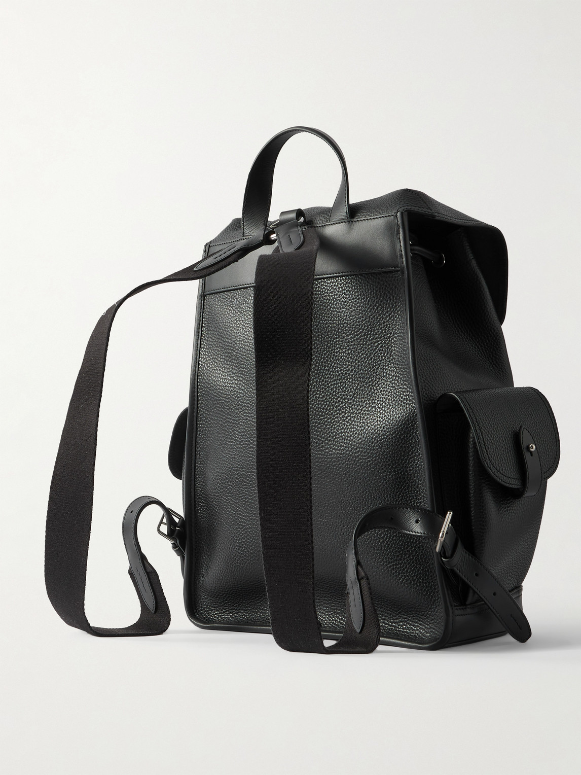 Mulberry Heritage Pebble-grain Leather Backpack
