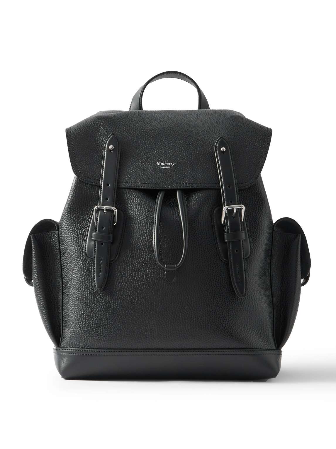 Mulberry Heritage Pebble-grain Leather Backpack