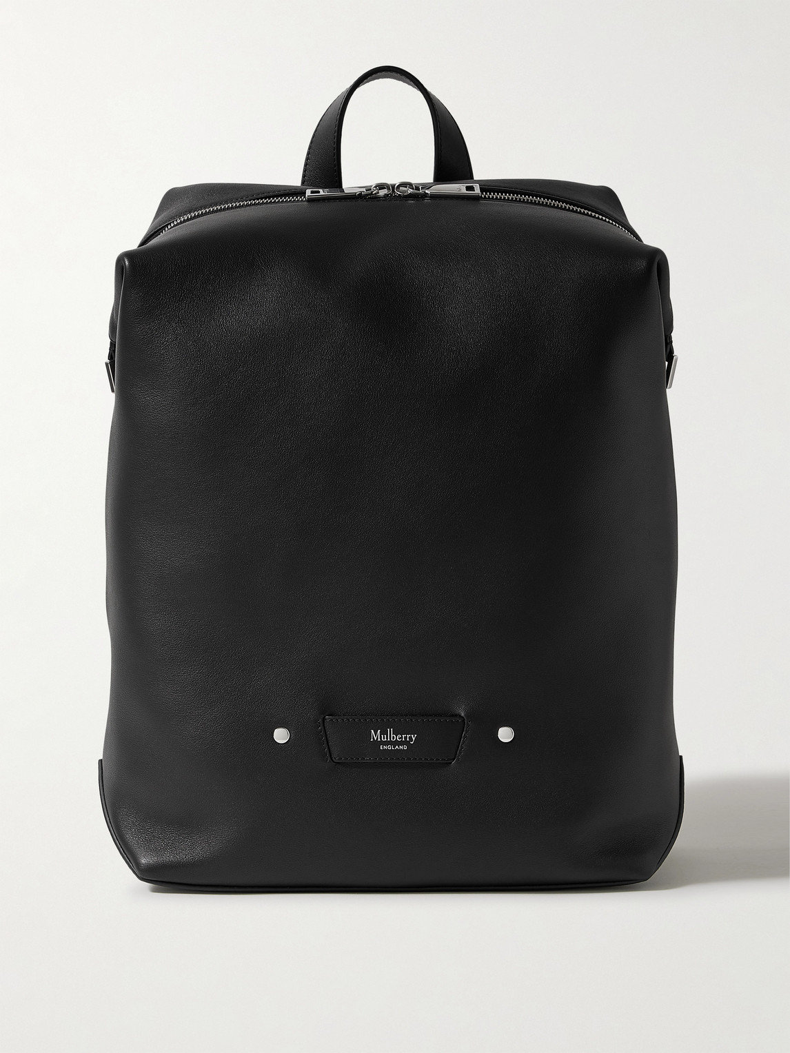 Mulberry Rye Full-Grain Leather Backpack - Men