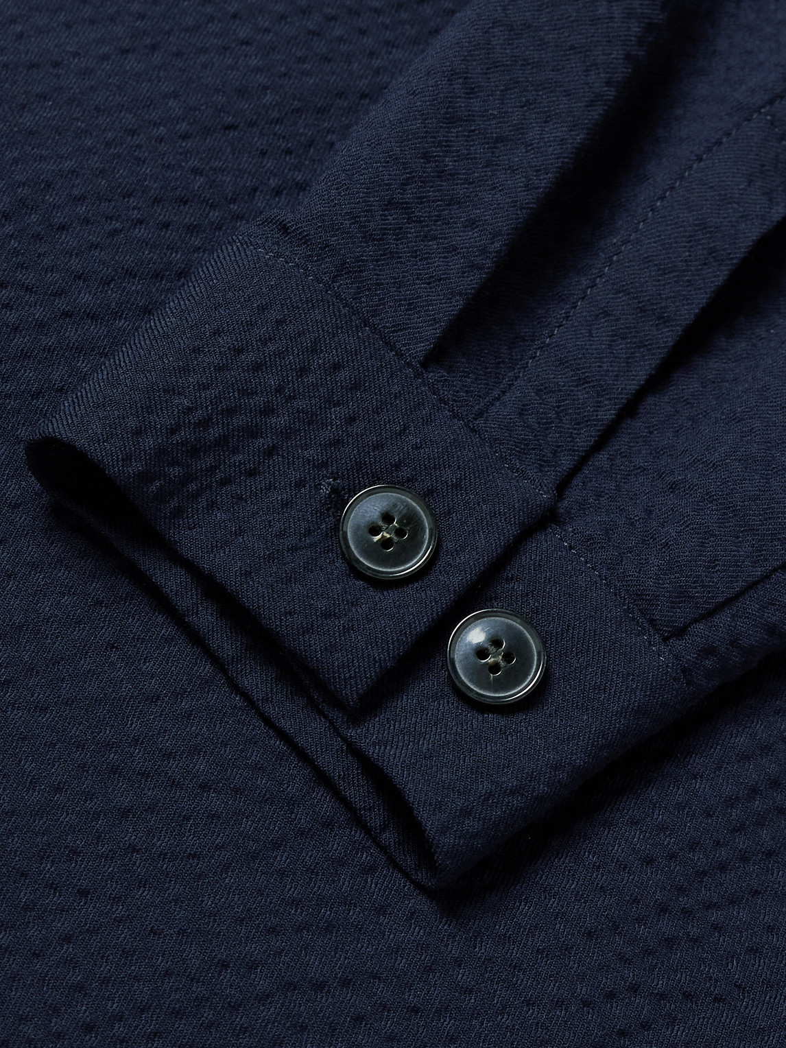 Sunspel Wool-blend Seersucker Shirt Jacket