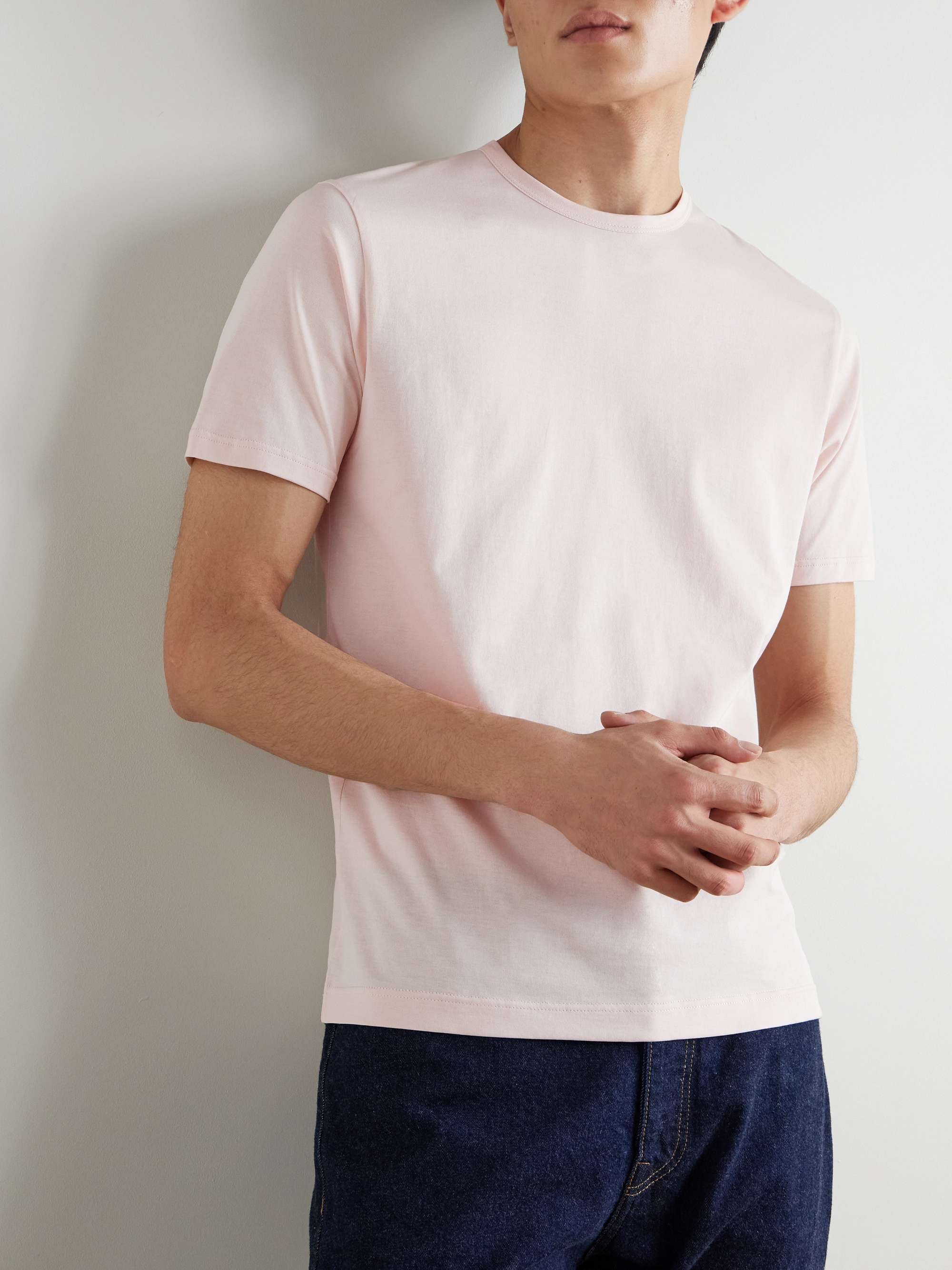 SUNSPEL Supima Cotton-Jersey T-Shirt