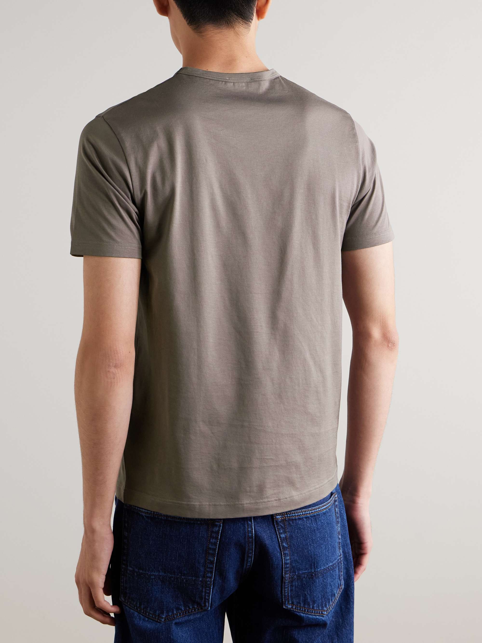 SUNSPEL Supima Cotton-Jersey T-Shirt