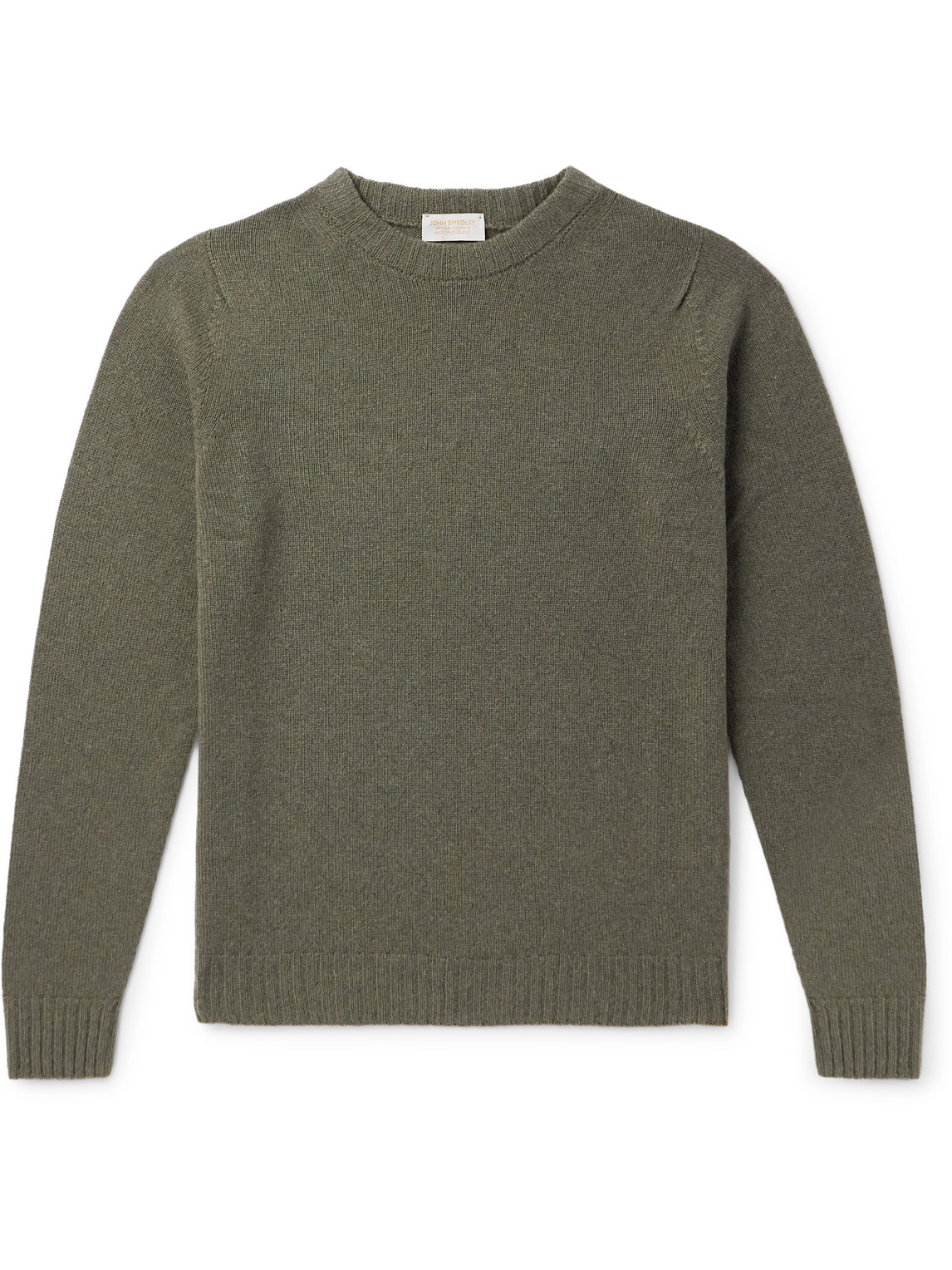 John Smedley Norfolk Recycled-cashmere And Merino Wool-blend Sweater In Green
