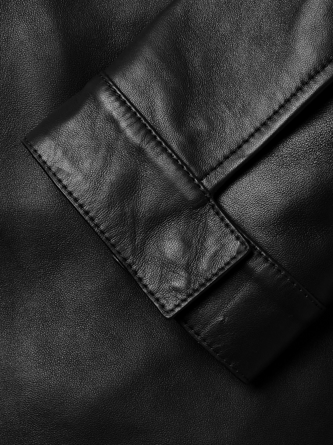 YVES SALOMON LEATHER JACKET