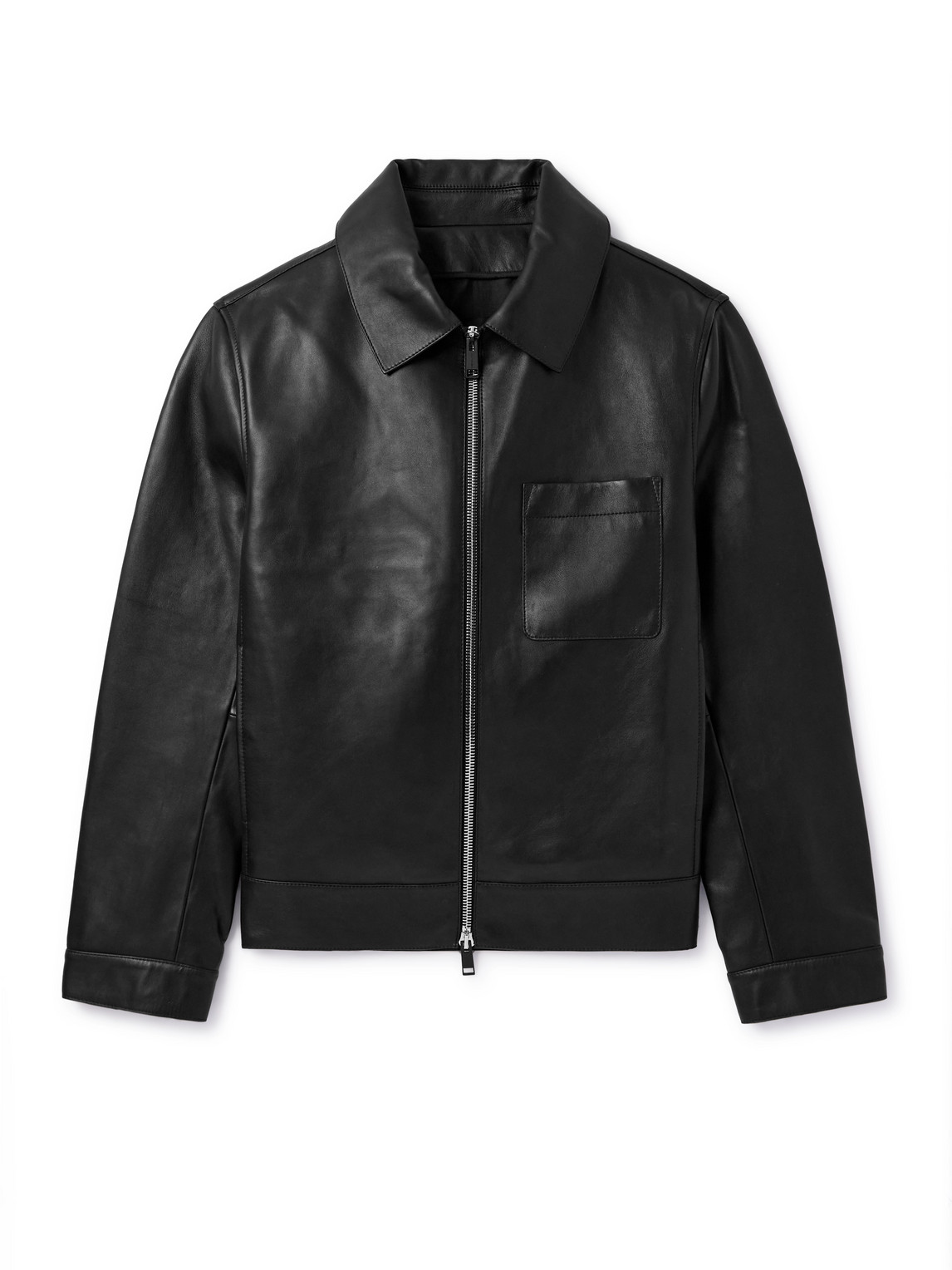 YVES SALOMON LEATHER JACKET