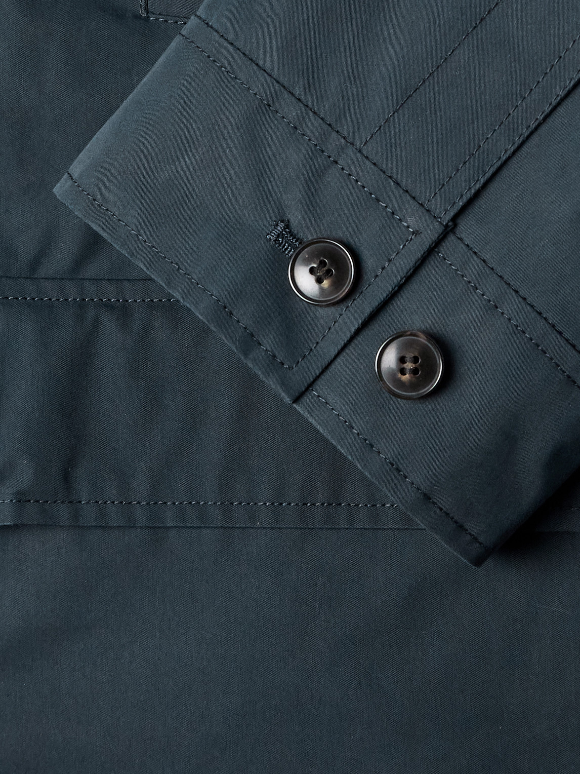 YVES SALOMON COTTON-BLEND TWILL PARKA
