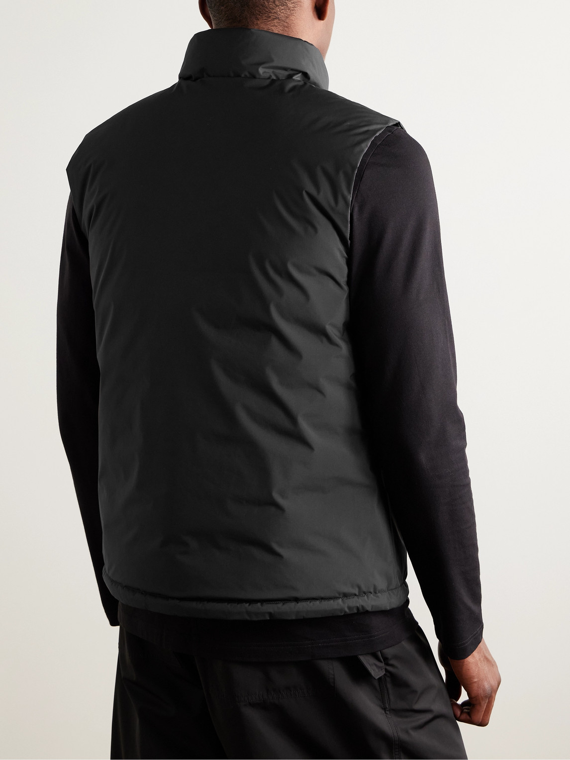 YVES SALOMON REVERSIBLE SHELL DOWN GILET