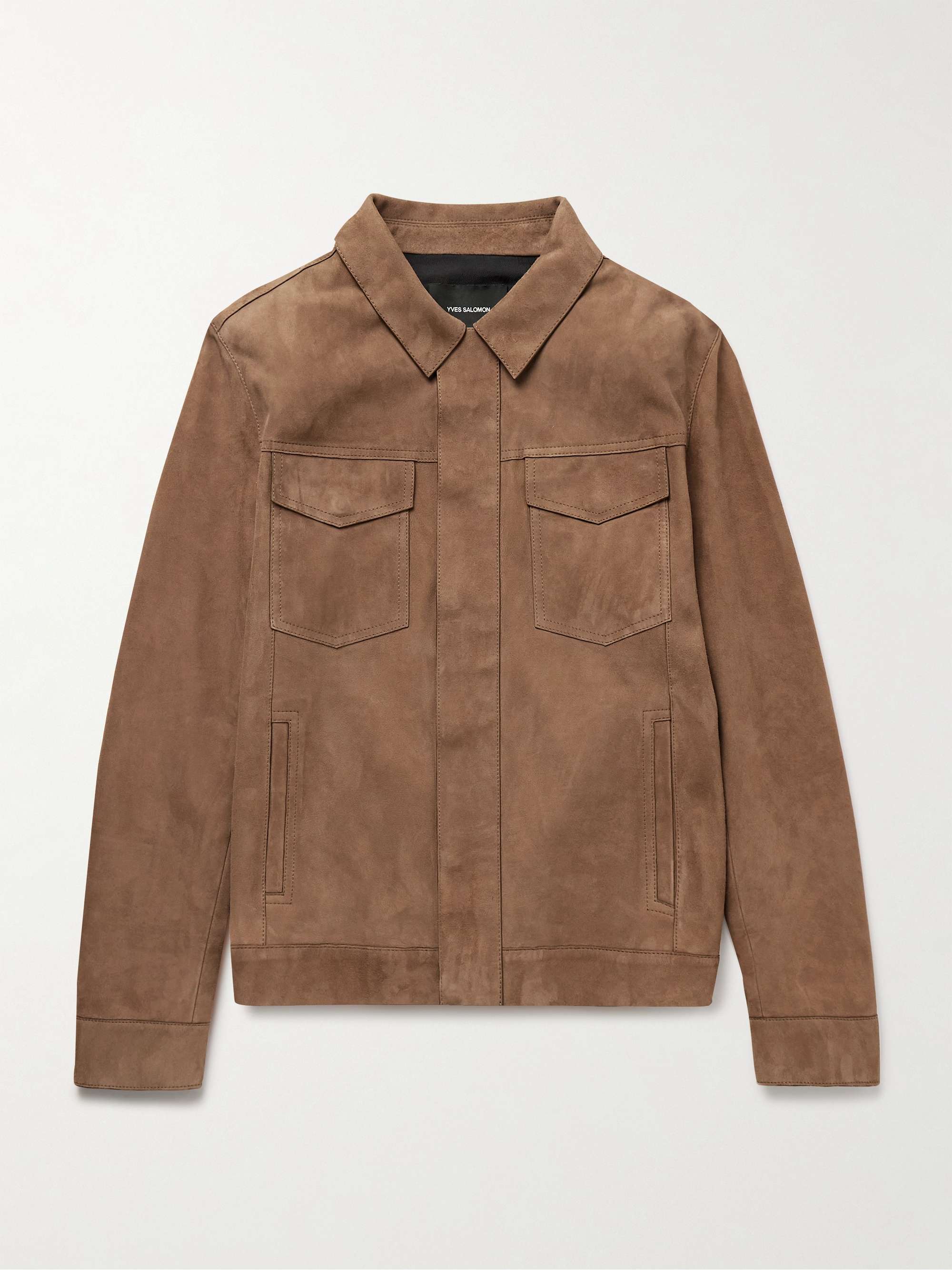 RRL Thurston Shearling-Trimmed Distressed Leather Jacket for RRL Thurston Shearling-Trimmed Distressed Leather Jacket for