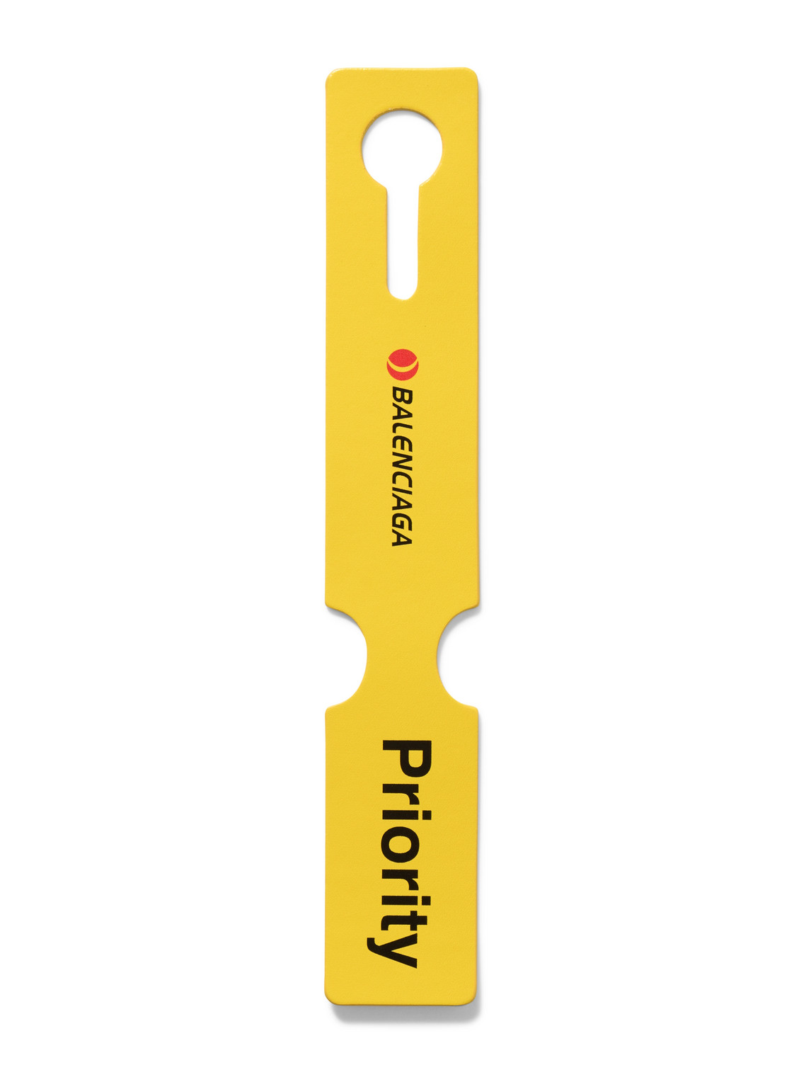 Swing Logo-Print Leather Luggage Tag