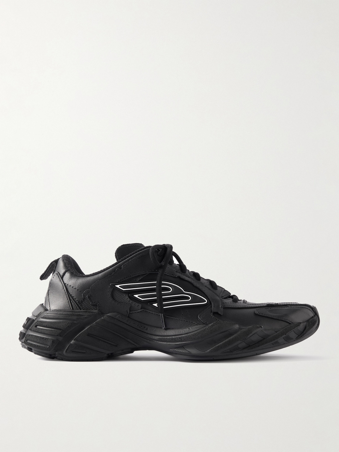 Balenciaga Monday Leather Sneakers - Men