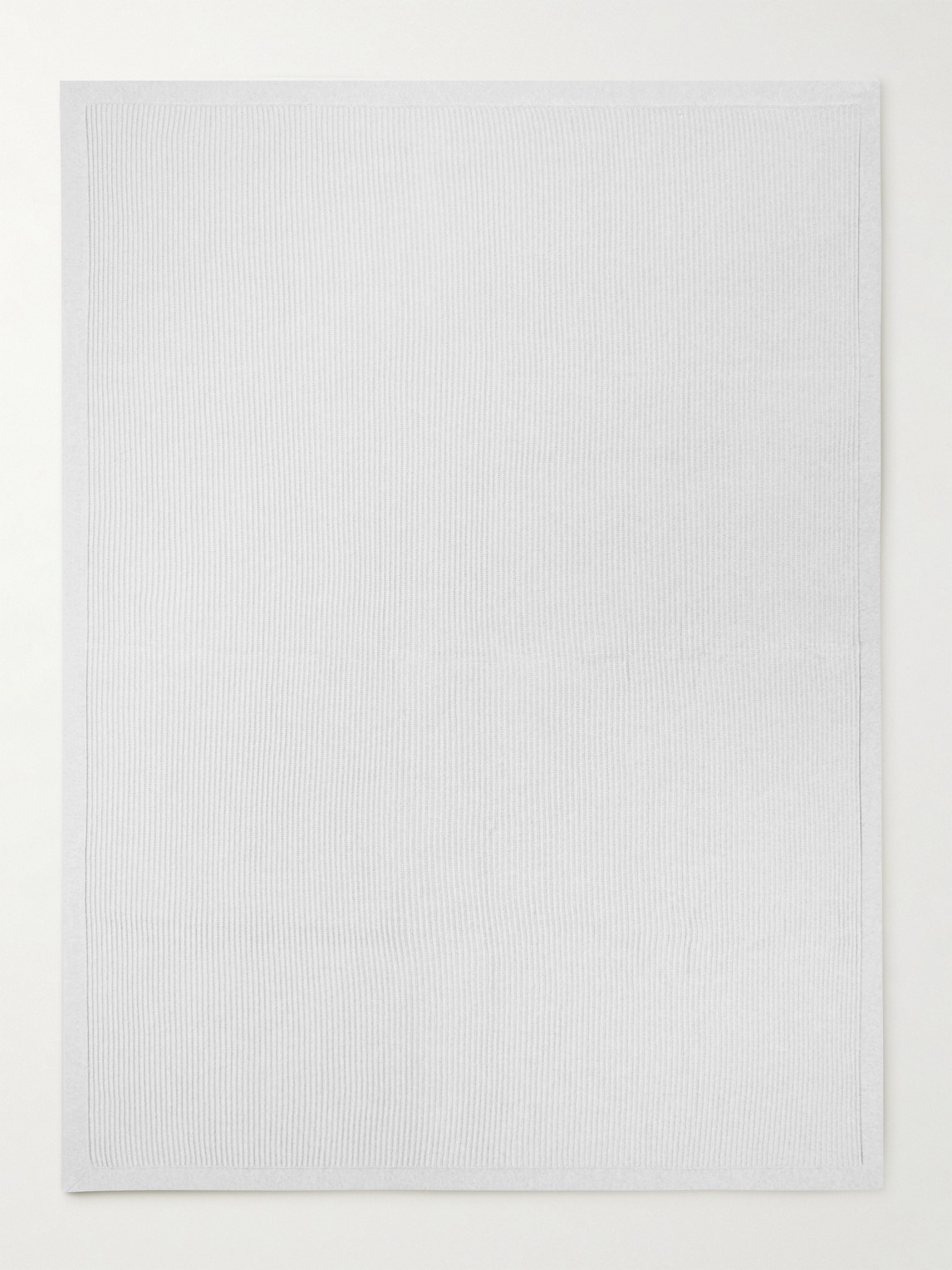  Brunello Cucinelli - Ribbed Cashmere Blanket - Men - Neutrals 