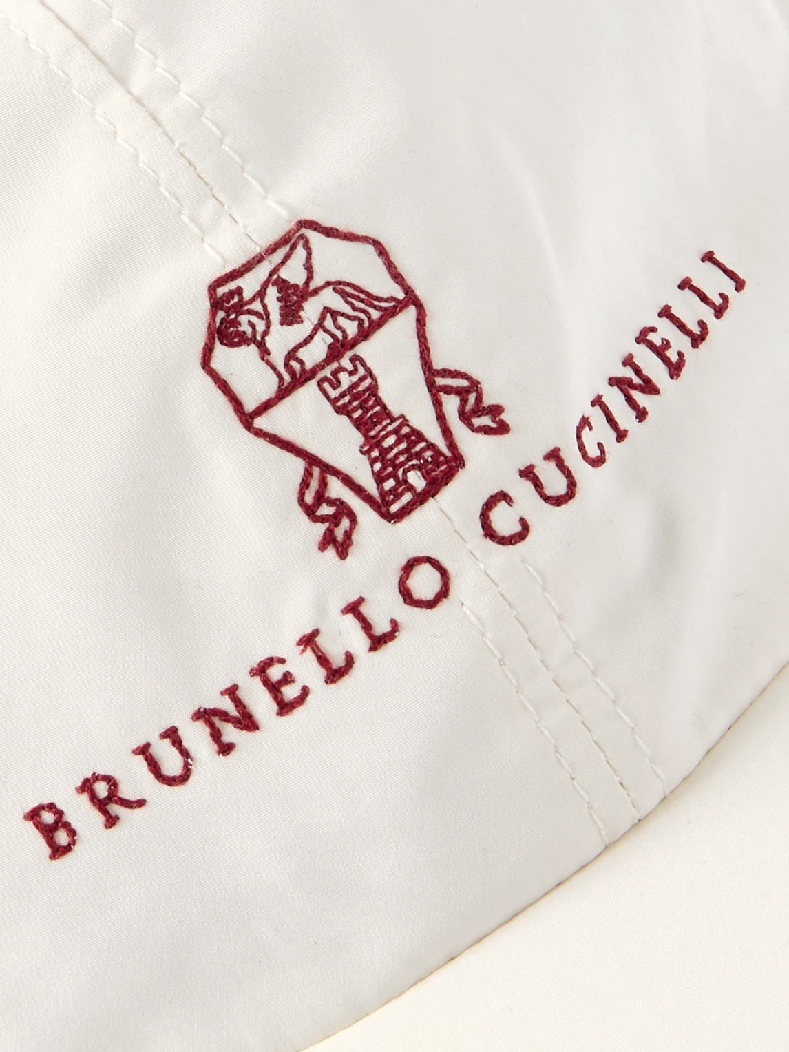 Brunello Cucinelli Linen-wool-silk Embroidered Baseball Cap