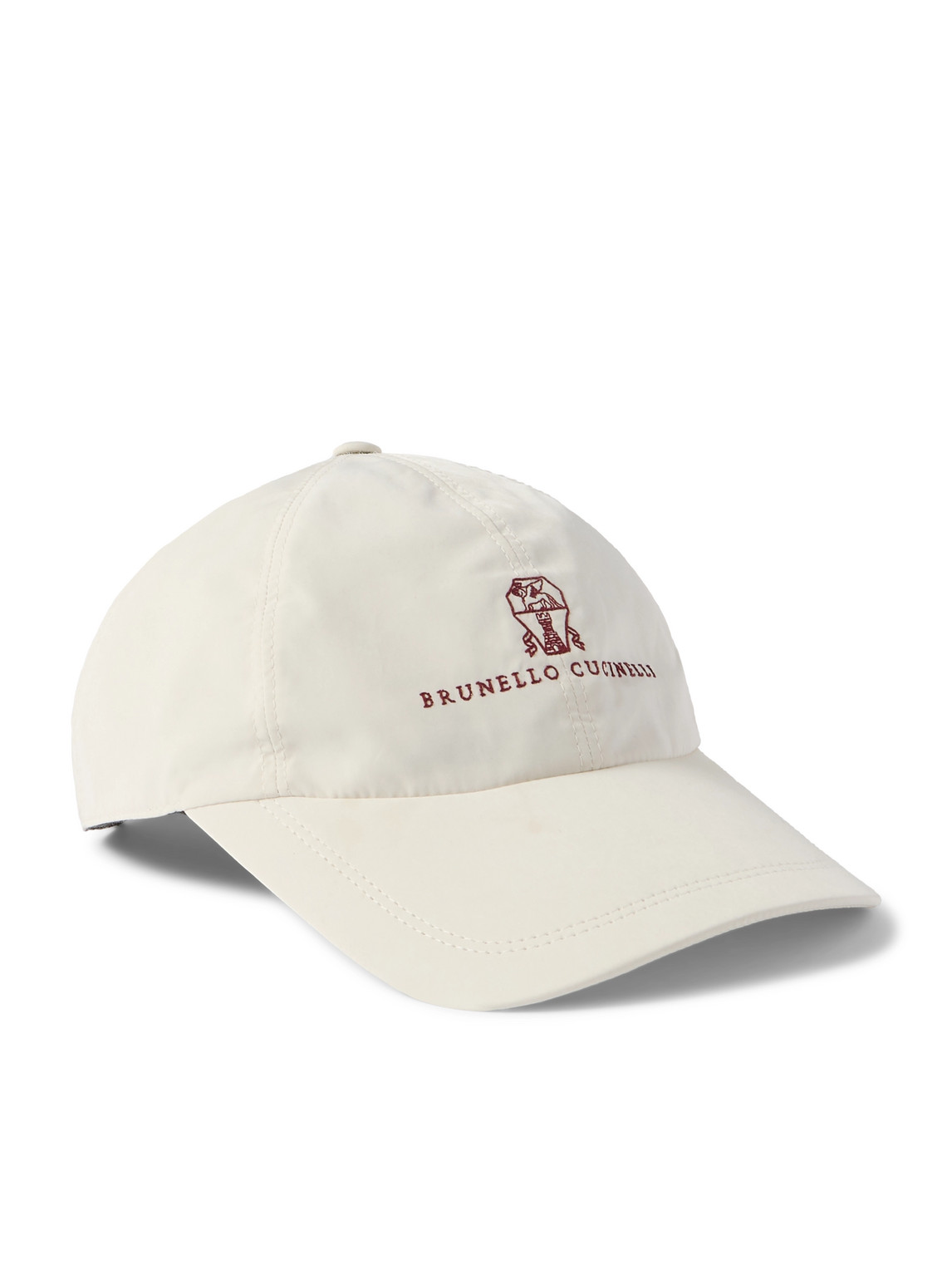 Brunello Cucinelli Logo-embroidered Cotton-twill Baseball Cap
