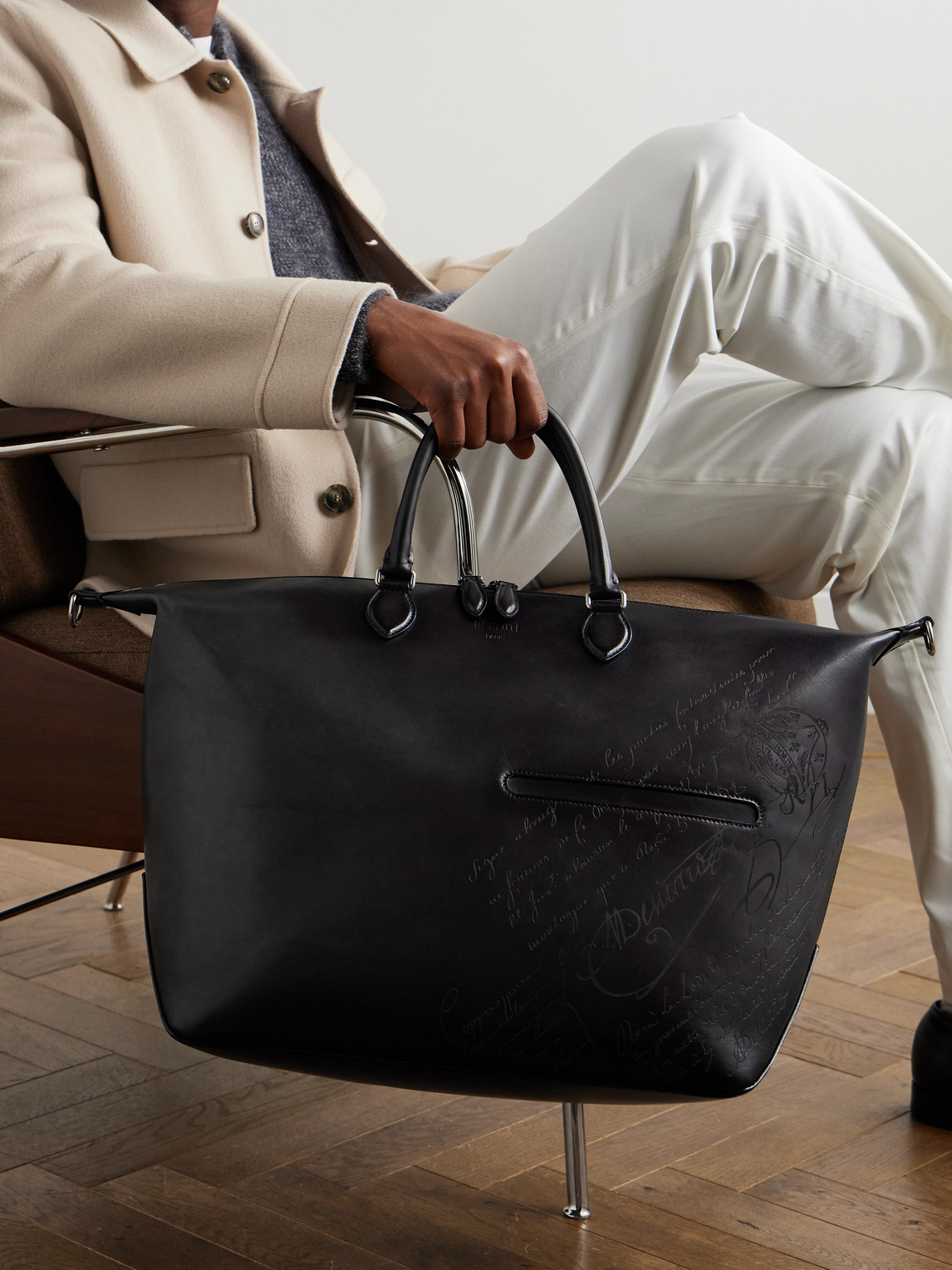 Toujours Scritto Venezia Leather Weekend Bag — 2