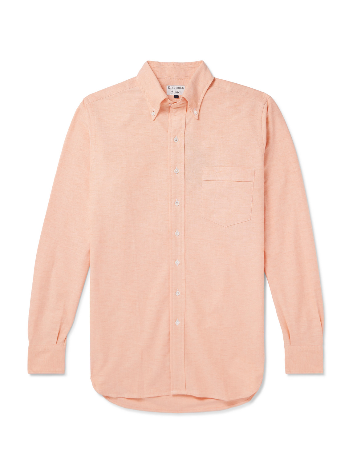 Drake's Button-Down Collar Cotton Oxford Shirt