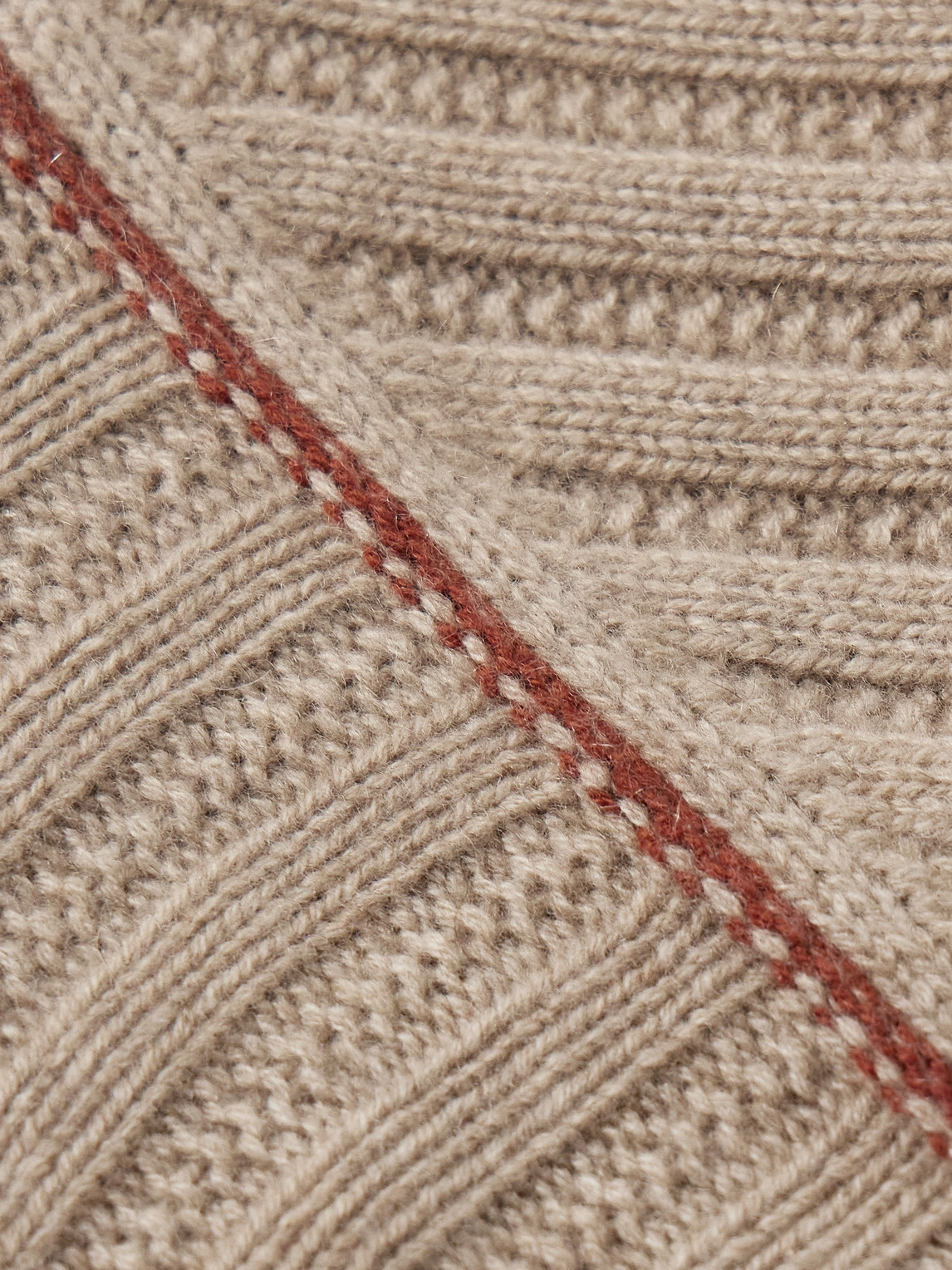Guest In Residence Varsity Shawl-collar Ribbed Cashmere Cardigan In Neutral