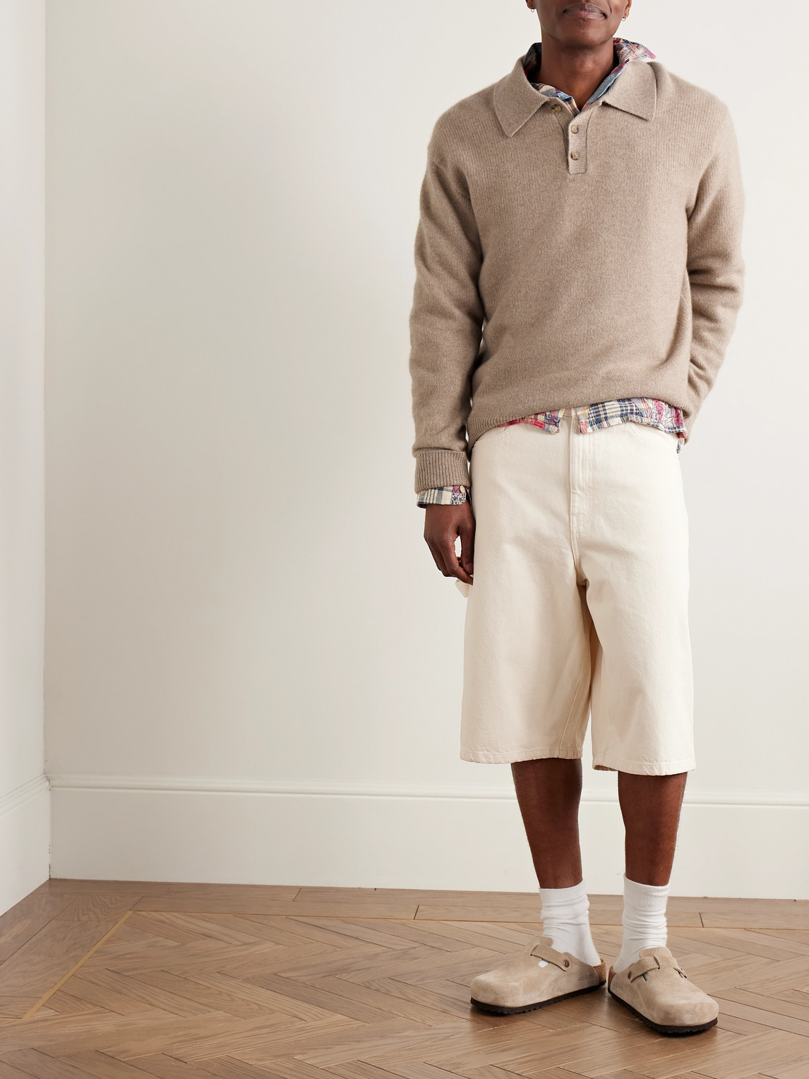 Guest In Residence Allday Polo In Cashmere Taupe In Neutral
