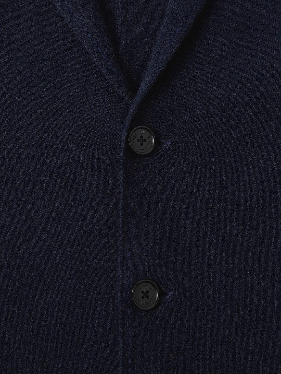 Guest In Residence Off Duty Unstructured Wool And Cashmere-blend Blazer In Blue