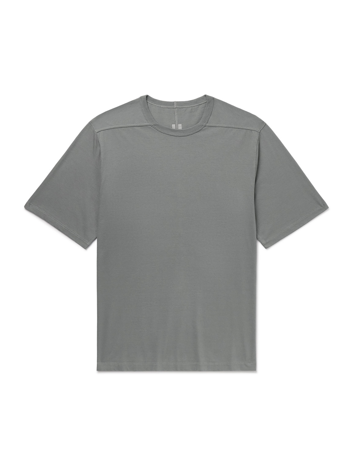 Rick Owens Brad Organic Cotton-jersey T-shirt In Gray