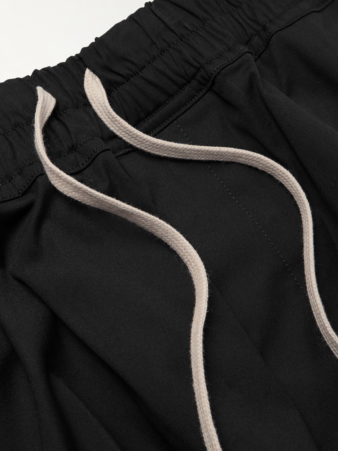 Rick Owens Tapered Cotton-blend Poplin Trousers