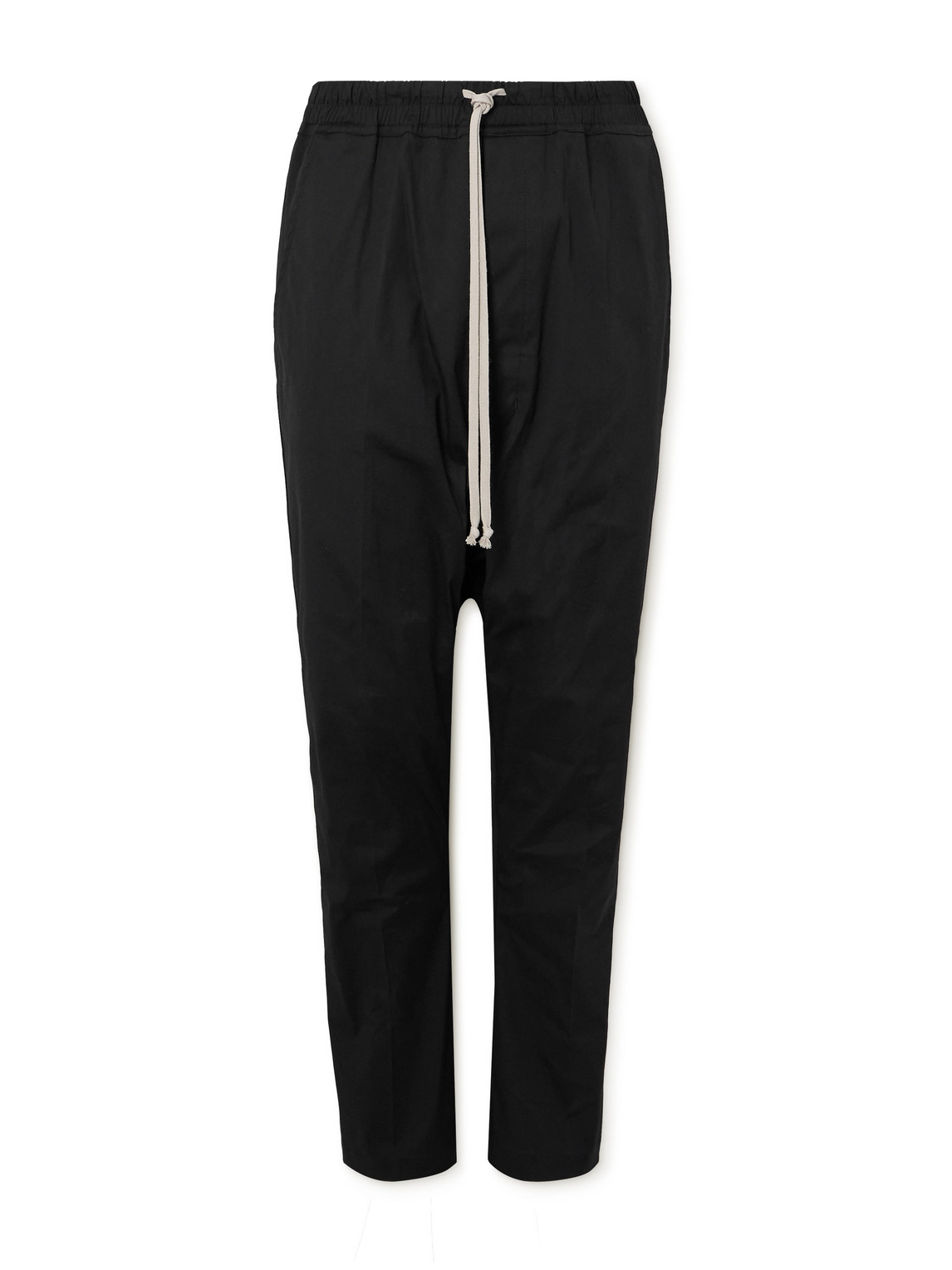 Rick Owens Tapered Cotton-blend Poplin Trousers