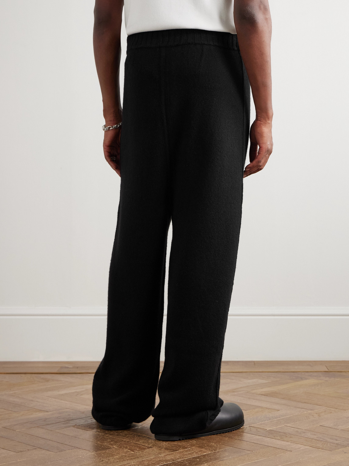 Rick Owens Las Palmas Straight-leg Cashmere Sweatpants