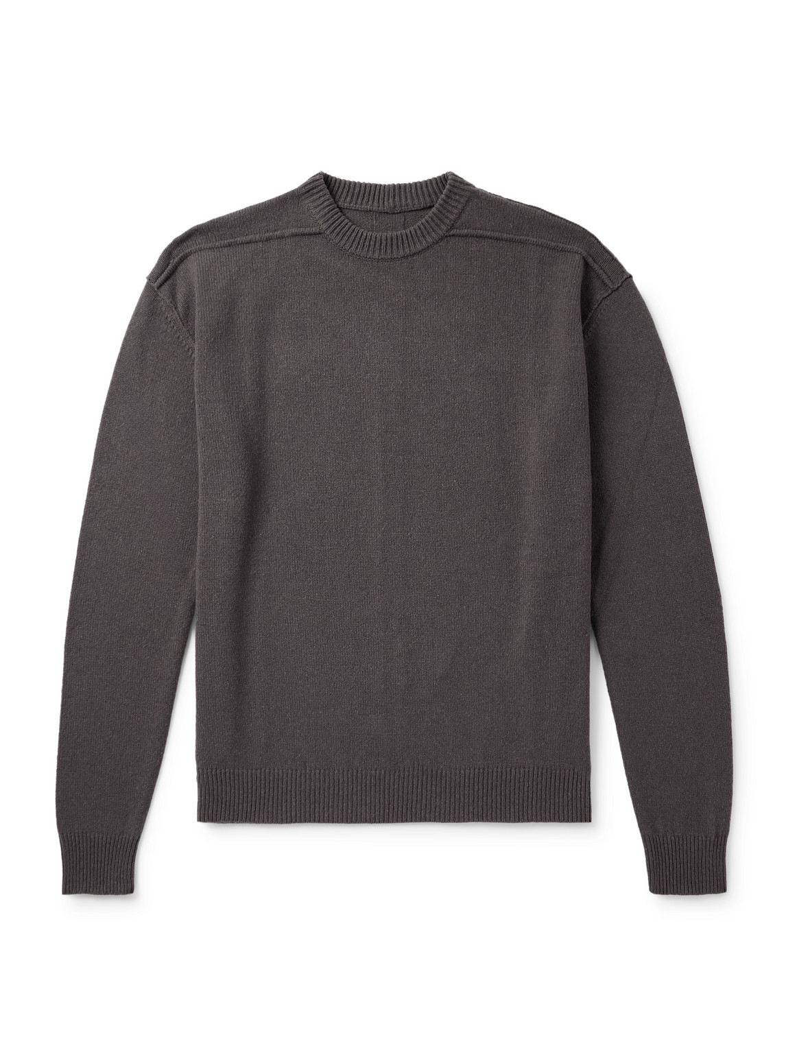 Rick Owens Boiled Cashmere And Wool-blend Sweater