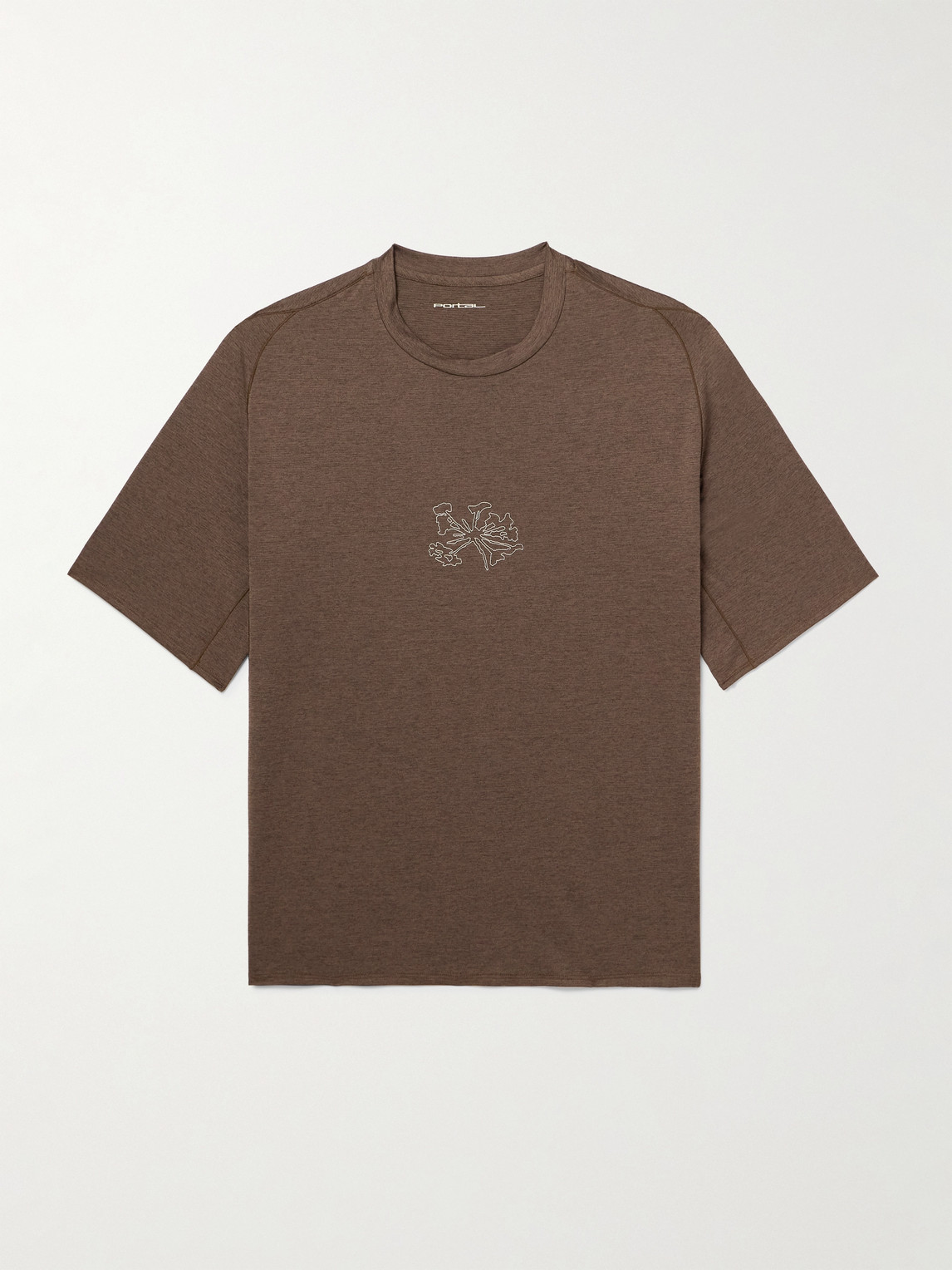 Portal Lateral Peak Logo-Print Recycled-Jersey T-hirt - Men