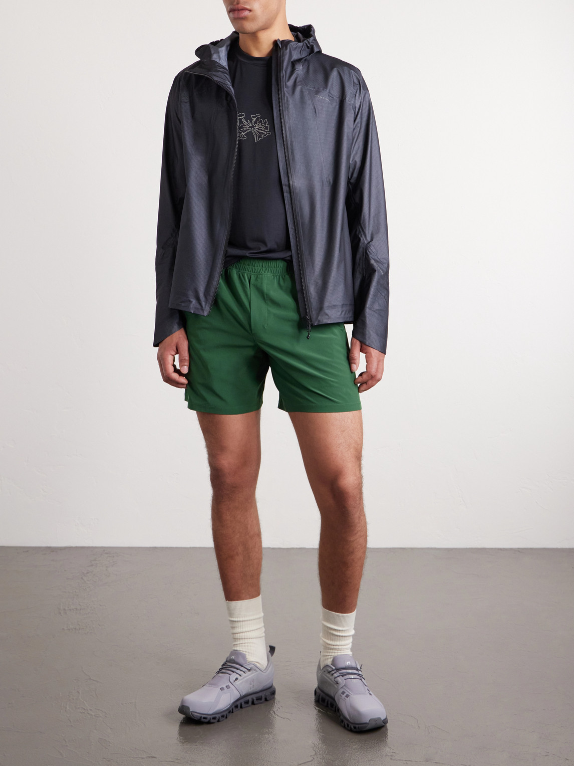 Lateral Peak Logo-Print Recycled-Jersey T-Shirt — 2