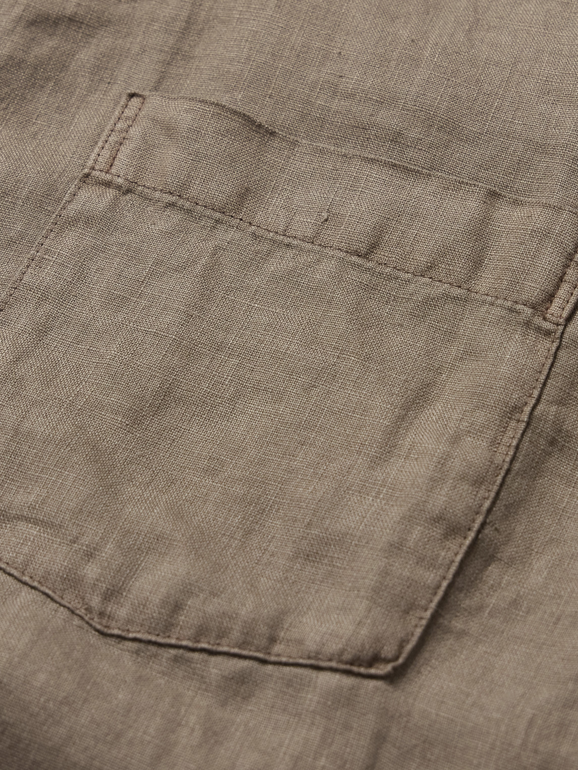 Shop James Perse Garment-dyed Linen Shirt In Neutrals